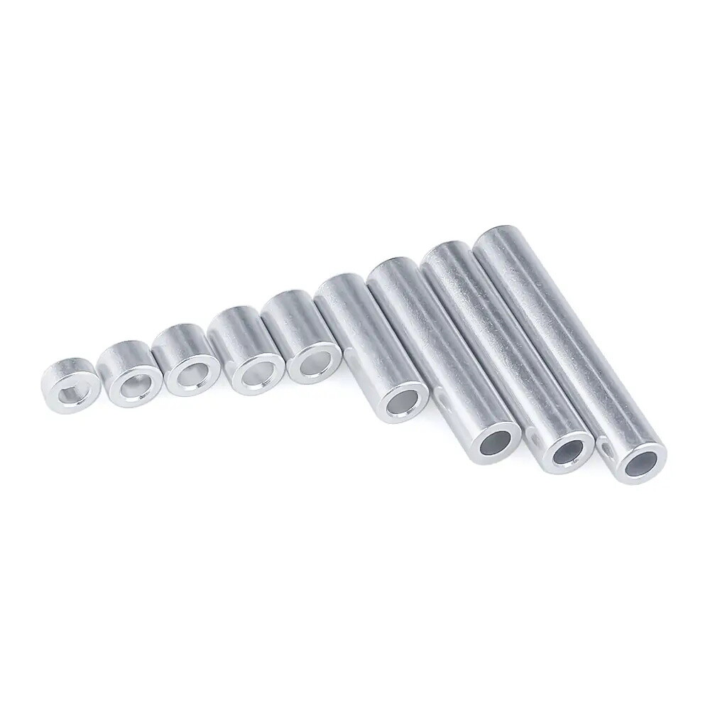 20pcs/lot M3/M4/M5/M6/M8 Aluminum Round Spacers Flat Washer Standoff Spacer