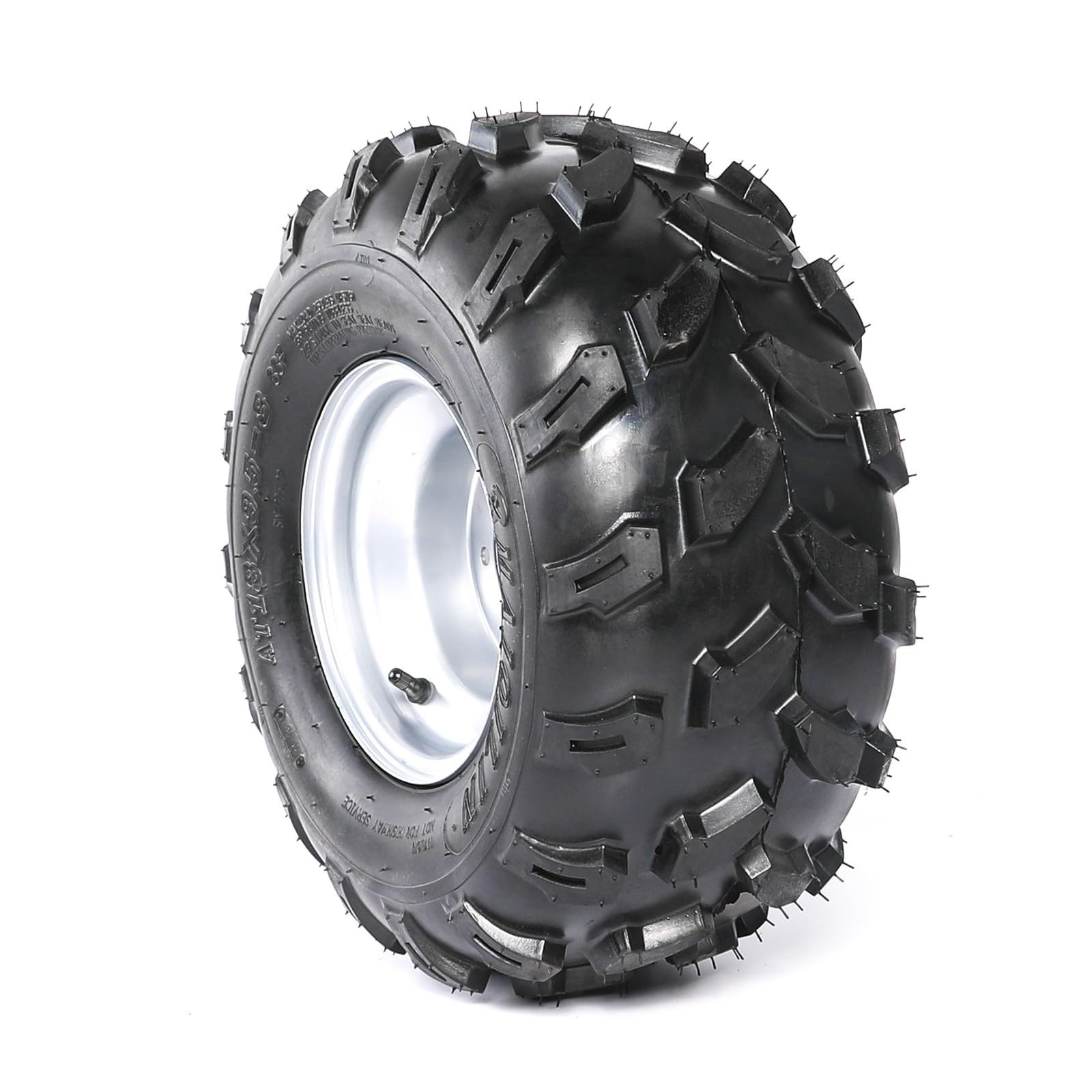 2 Pack 18×9.5-8 4 Hole 110mm Go Kart Tire&Rim ATV UTV Mini Bike Lawn Mower TK054