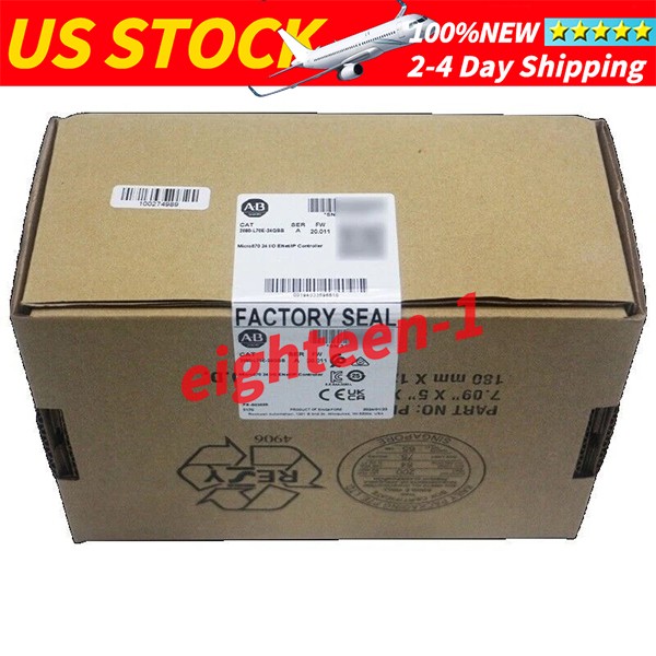 New Allen-Bradley 2080-L70E-24QBB with 12-Month Manufacturer Warranty