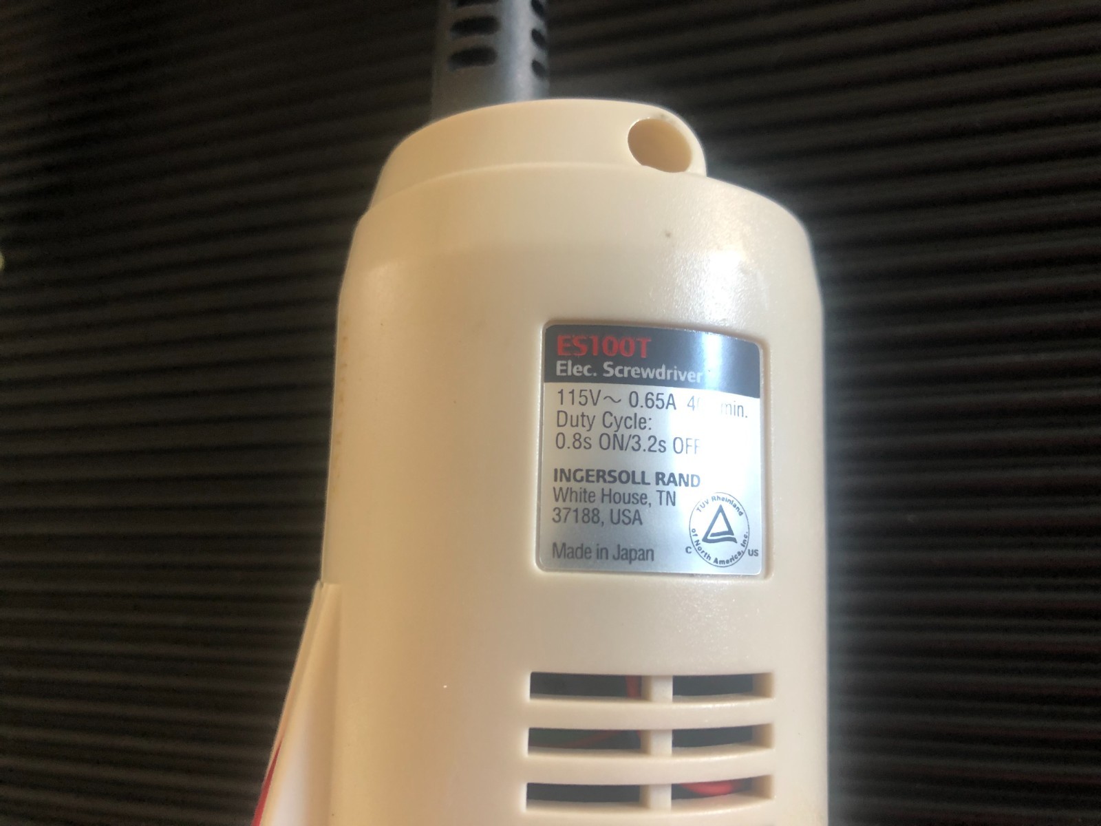 INGERSOLL RAND ES100T ELECTRIC TORQUE DRIVER