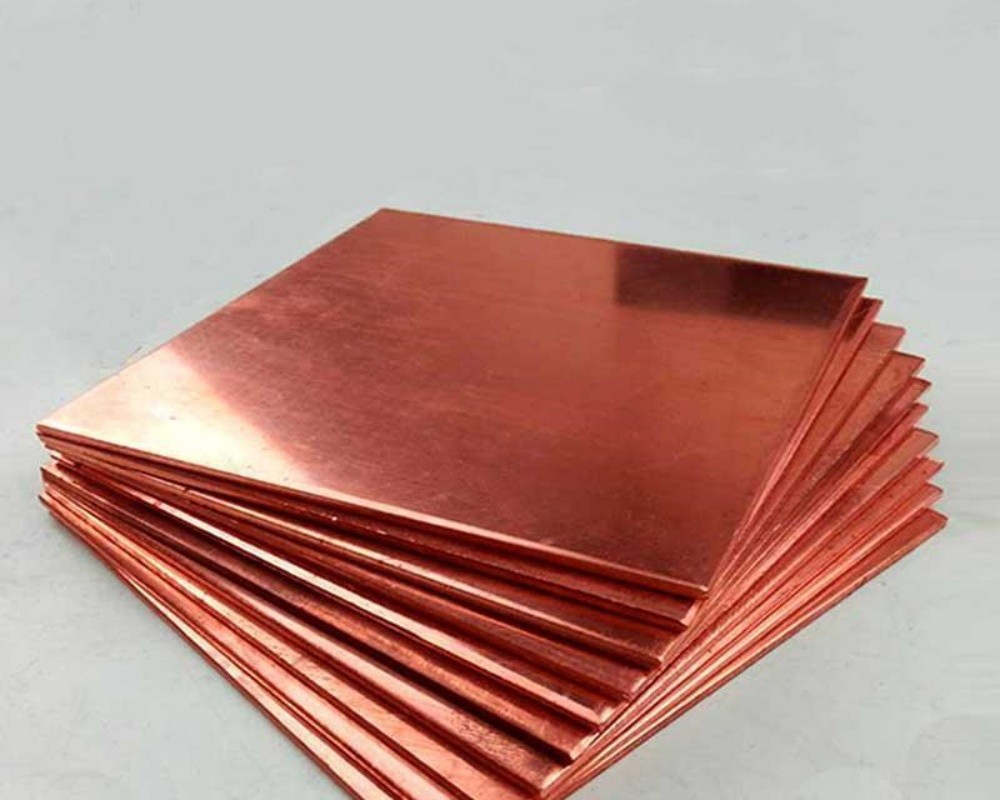 99.9% Pure Copper Metal Plate, Copper Skin, Copper Foil Thickness 0.1mm To 5mm