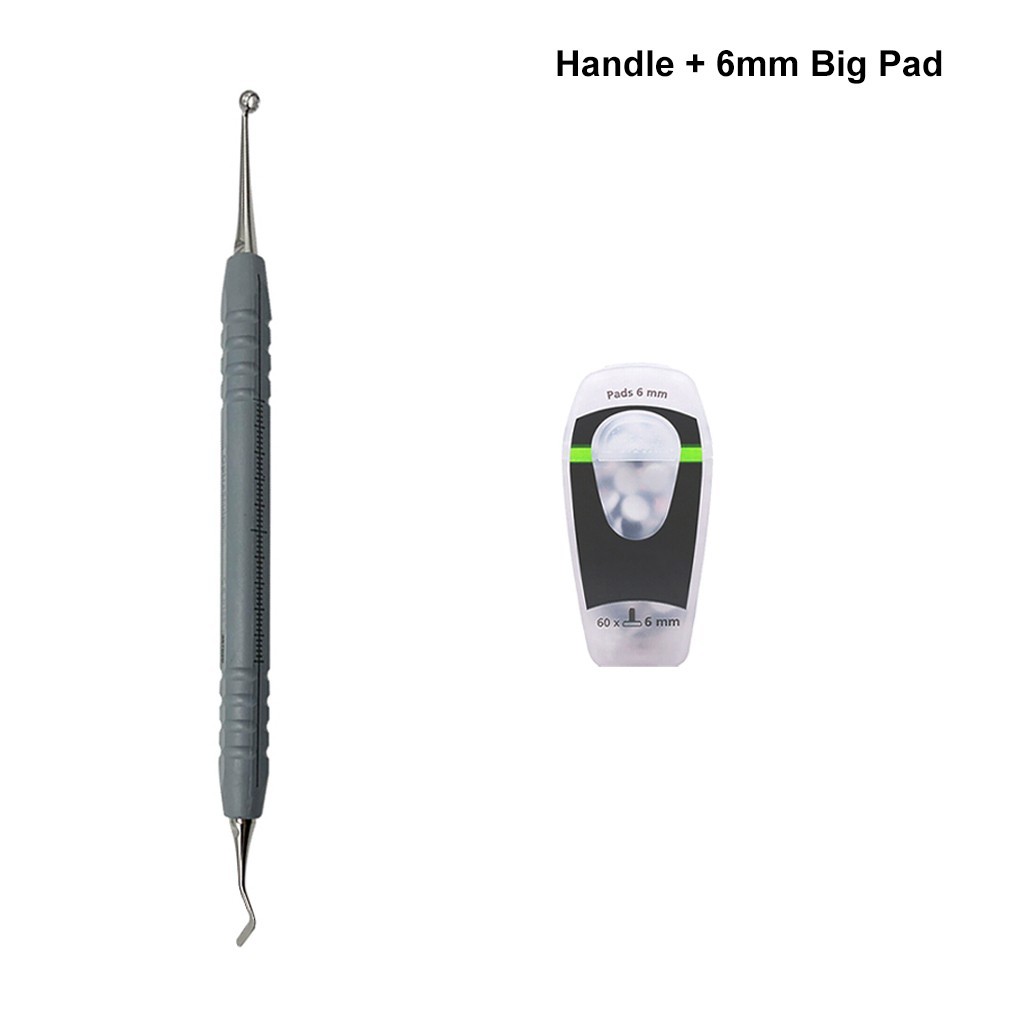 Dental Composite Resin Fill Handle Spatula Foam Veneer OptraSculpt Pads Kit
