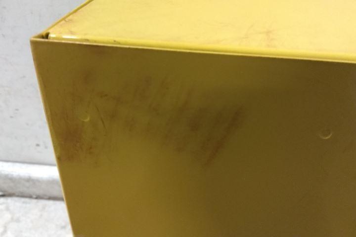 Justrite 890400 4 Gal Cap Yellow Steel Flammables Safety Cabinet