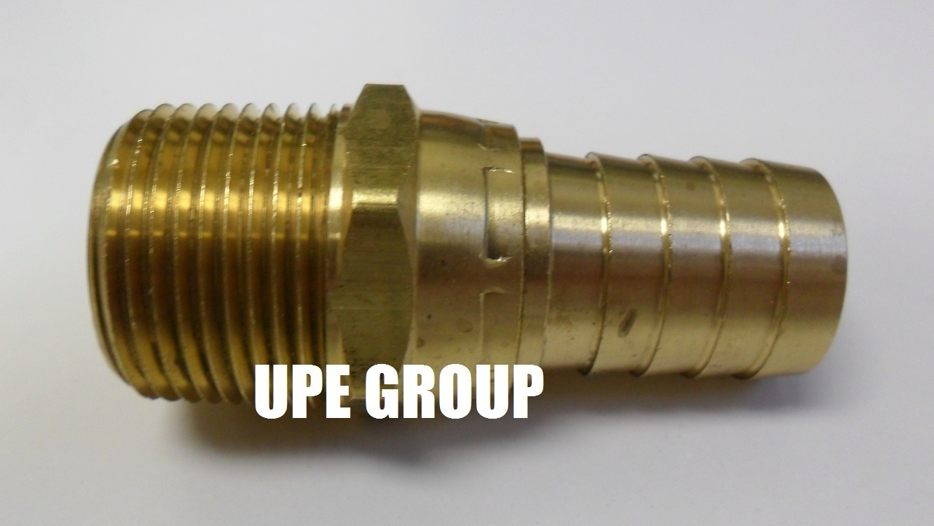 3/4 SWIVEL HOSE BARB X 3/4 MALE NPT Brass Pipe Fitting NPT Gas Fuel Water Air