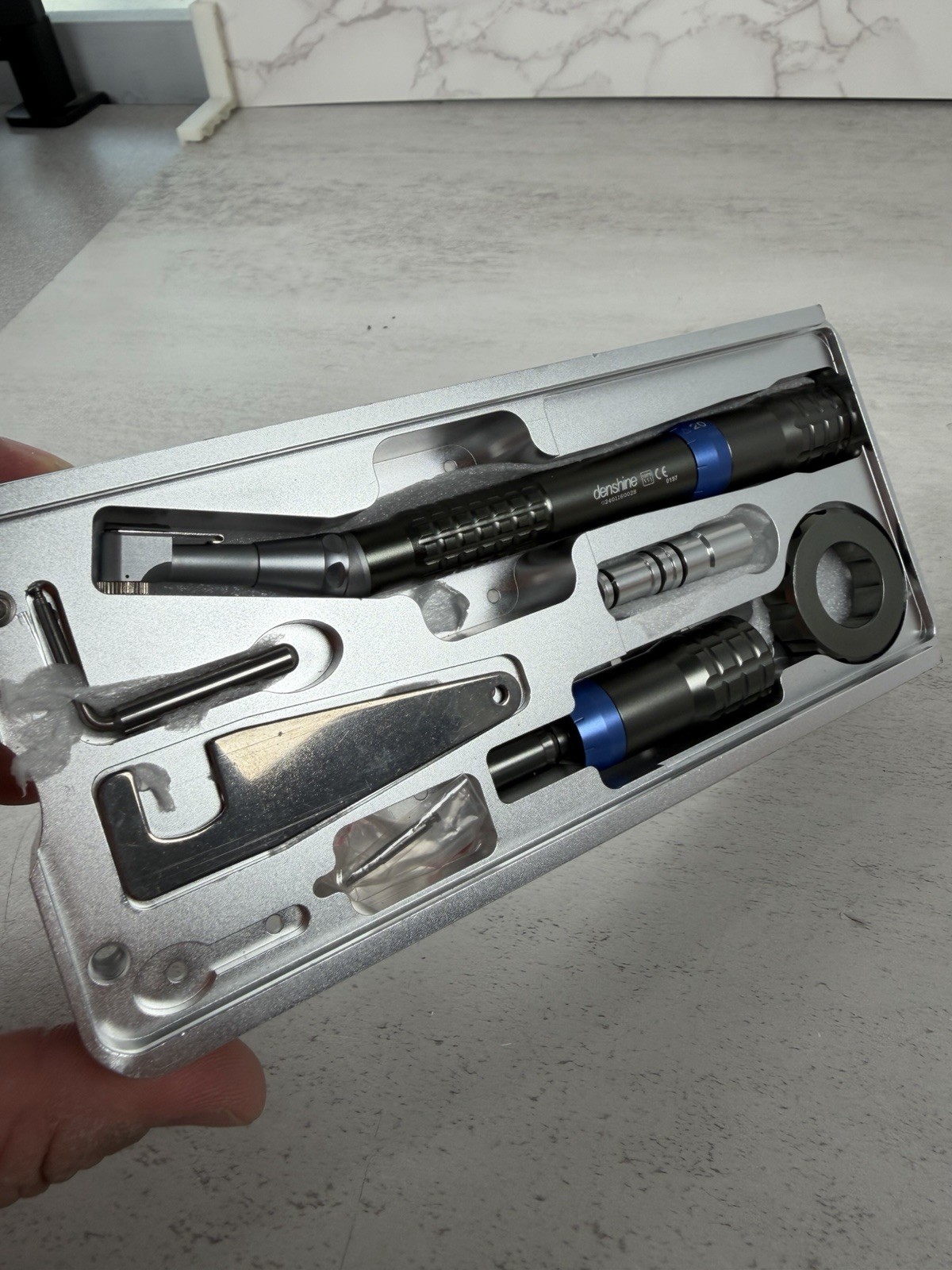 Denshine Dental Torque Wrench Handpiece Adjustable Setting Open Box New