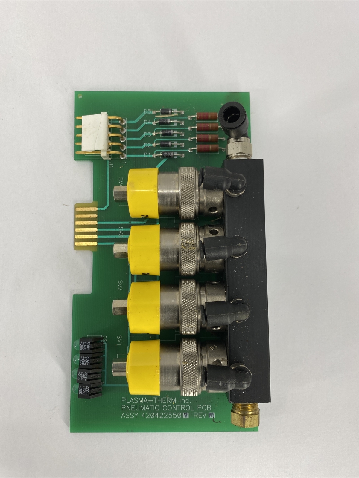 Plasma-Therm 4204224401 Pneumatic Control PCB Assy 4204225508 Rev M