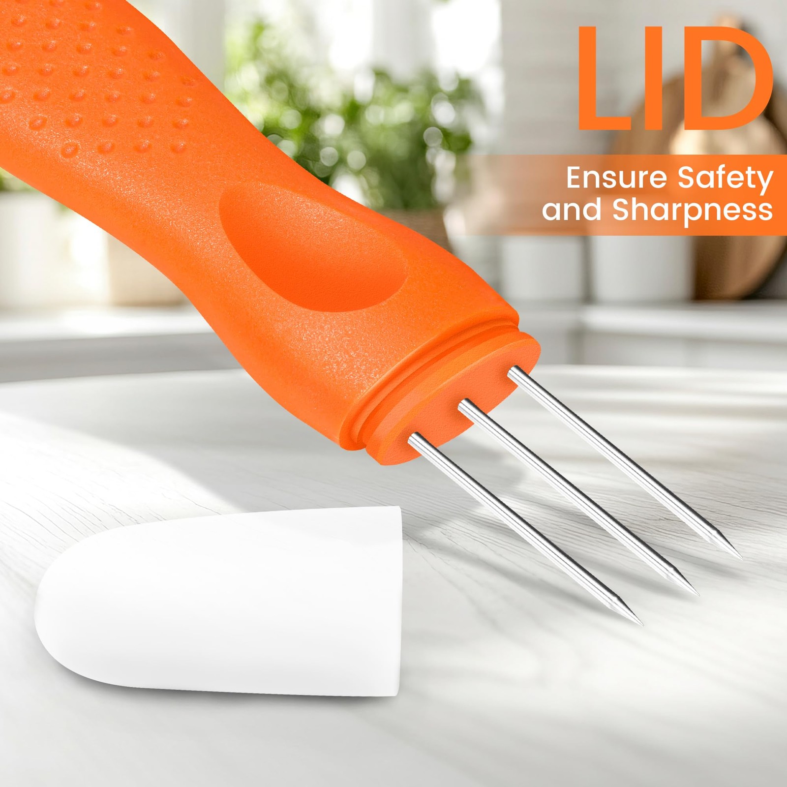 Wutfly 5.5 inch long 3 sharp prongs Sausage Pricker Tool