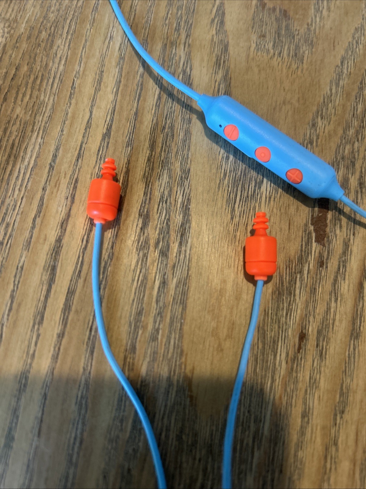 Plugfones Wireless BasicPro Bluetooth, Earplugs, Headphones! Blue Orange MISSING