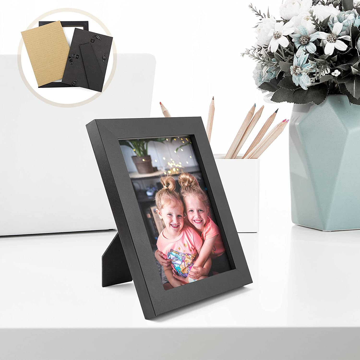 Golden State Art, 50 Pack 5X7 Corrugated Cardboard Sheets Cardboard Inserts Flat