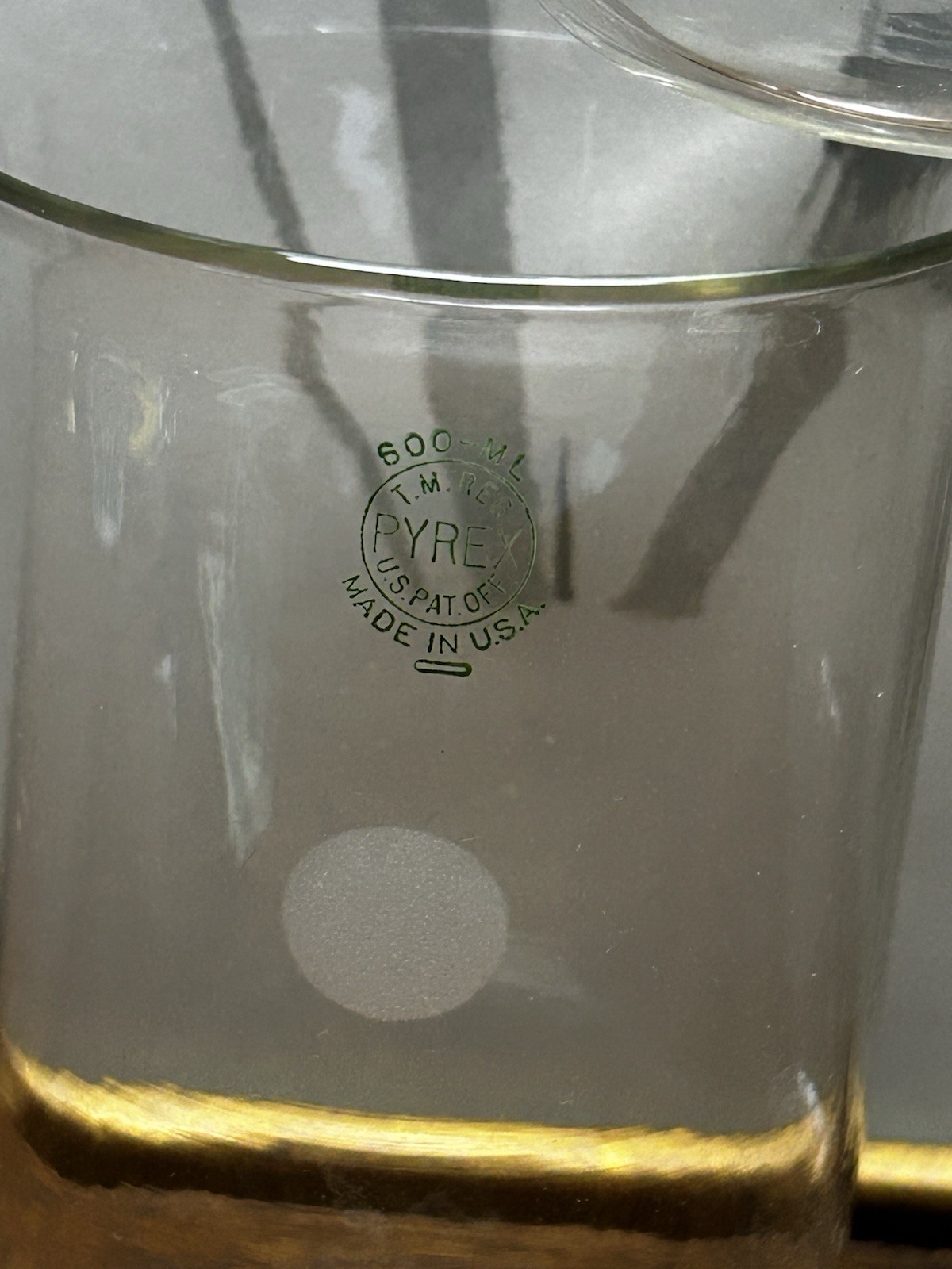 6 VTG PYREX 600mL Borosilicate Lab Berzelius Beakers Original Box Green Stamp