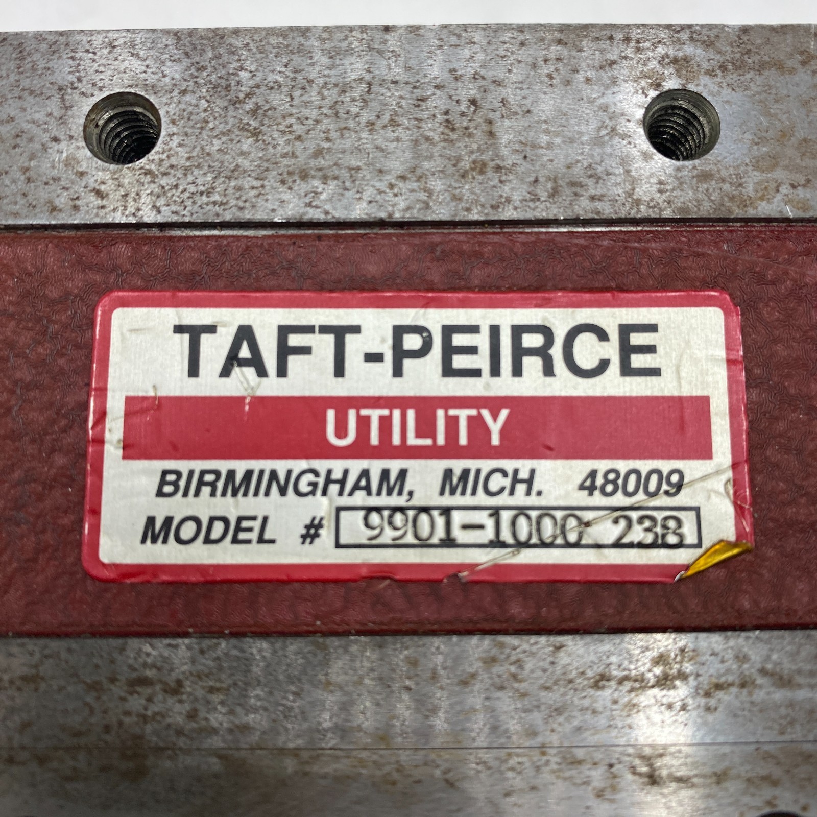 Taft-Peirce Utility 9001-1000 238 Industrial Die Set PAT 4398349