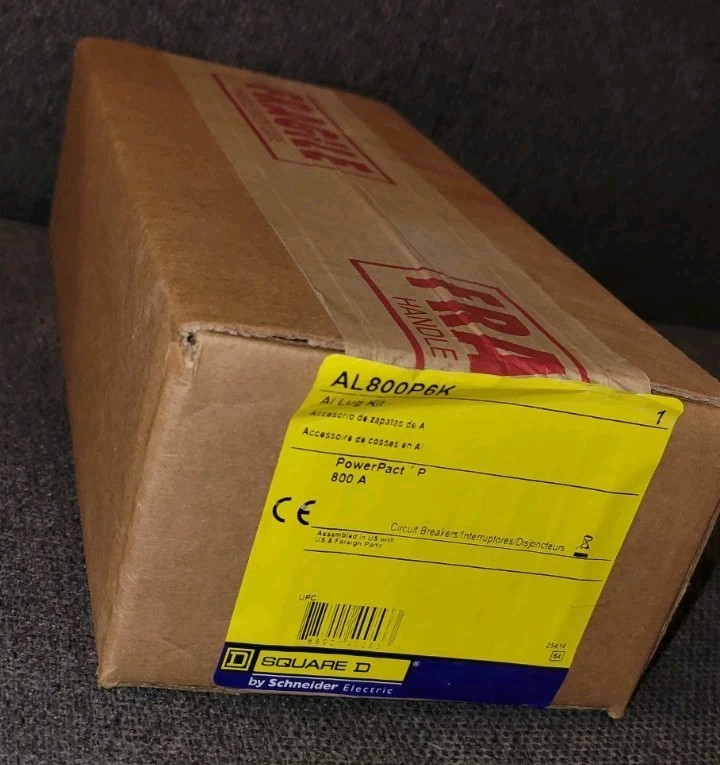 Square D AL800P6K 800A PowerPact P Al Lug Kit New in Box