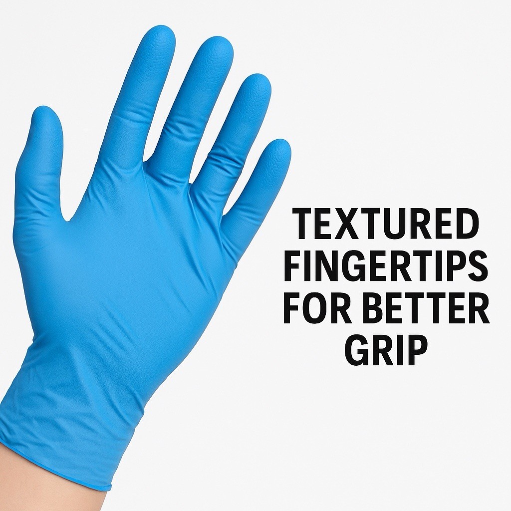 Kirkland Signature Nitrile Exam Powder-Free Exam Gloves – Medium – 200 Count