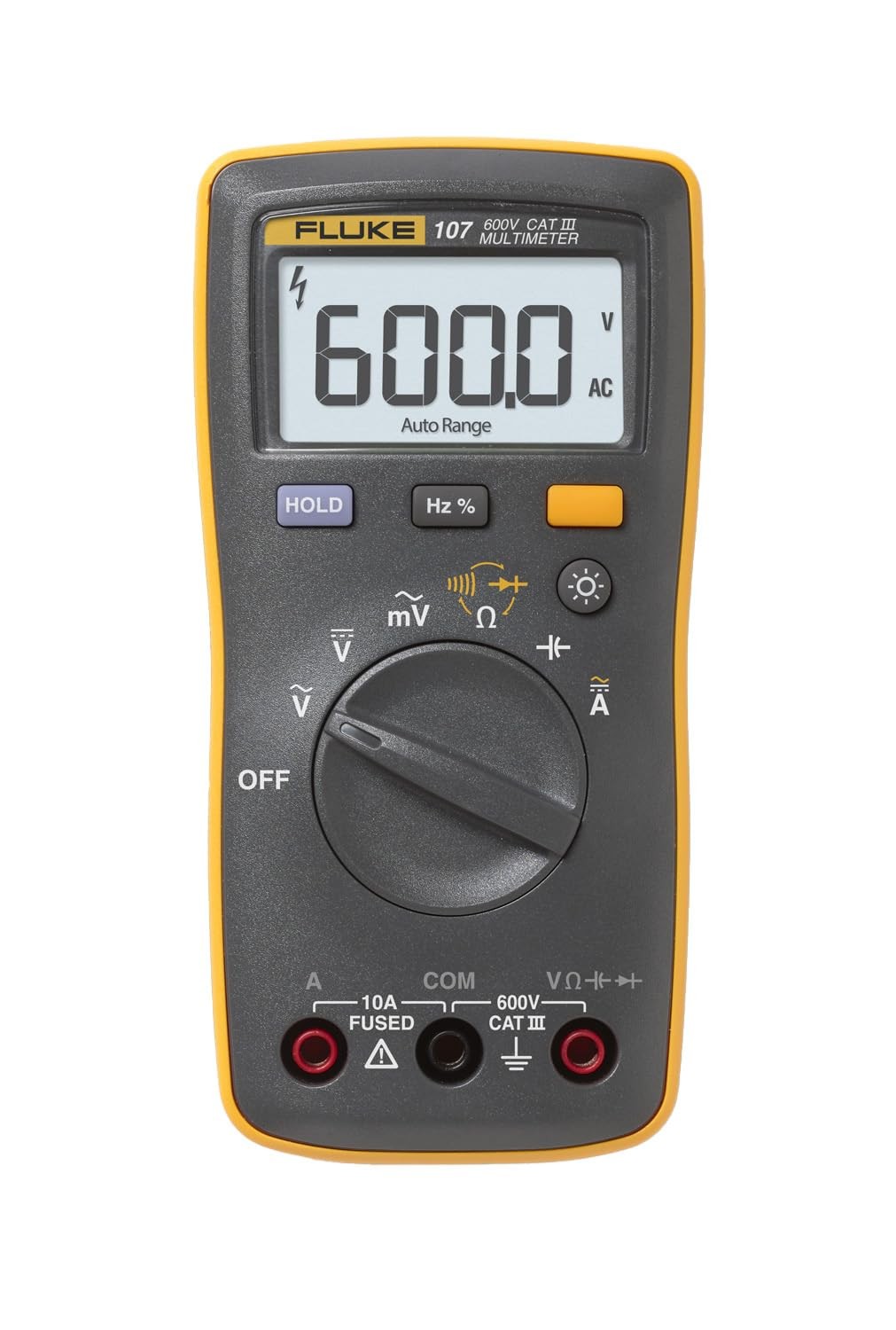FLUKE Handheld Digital Multimeter 107 AC/DC Current From Japan New