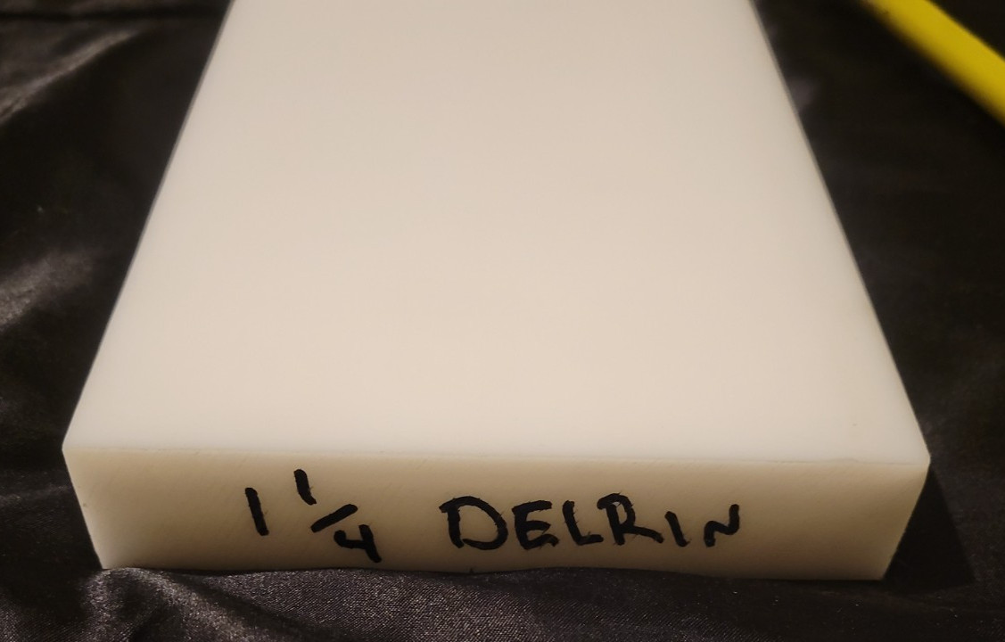 Natural Delrin 1 1/4 x 6 1/4 x 11 1/2″ (1.25 x 6.250 x 11.500) INV#X-79