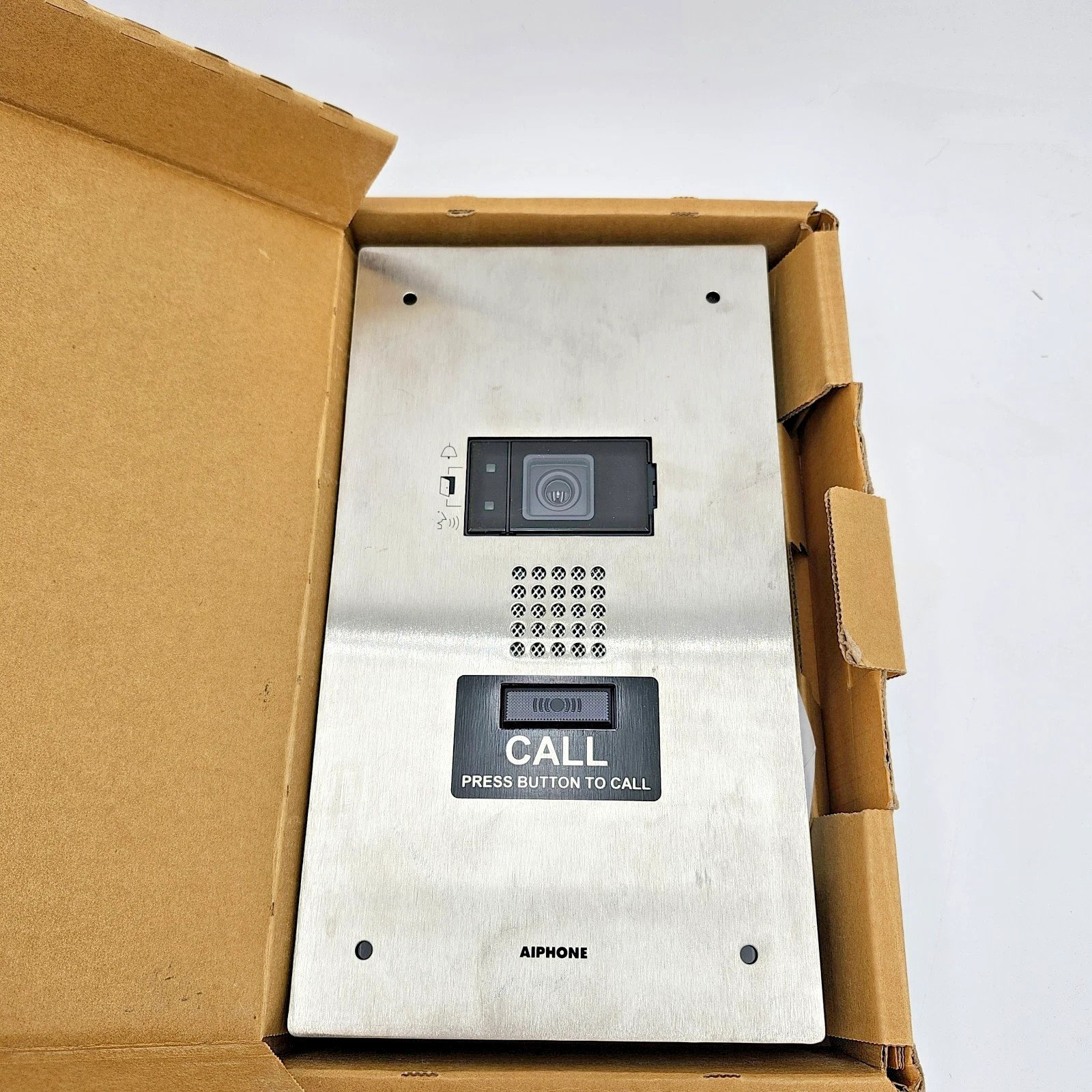 Aiphone IX-DF IP Video Door Station Flush Mount Stainless Steel Open Box