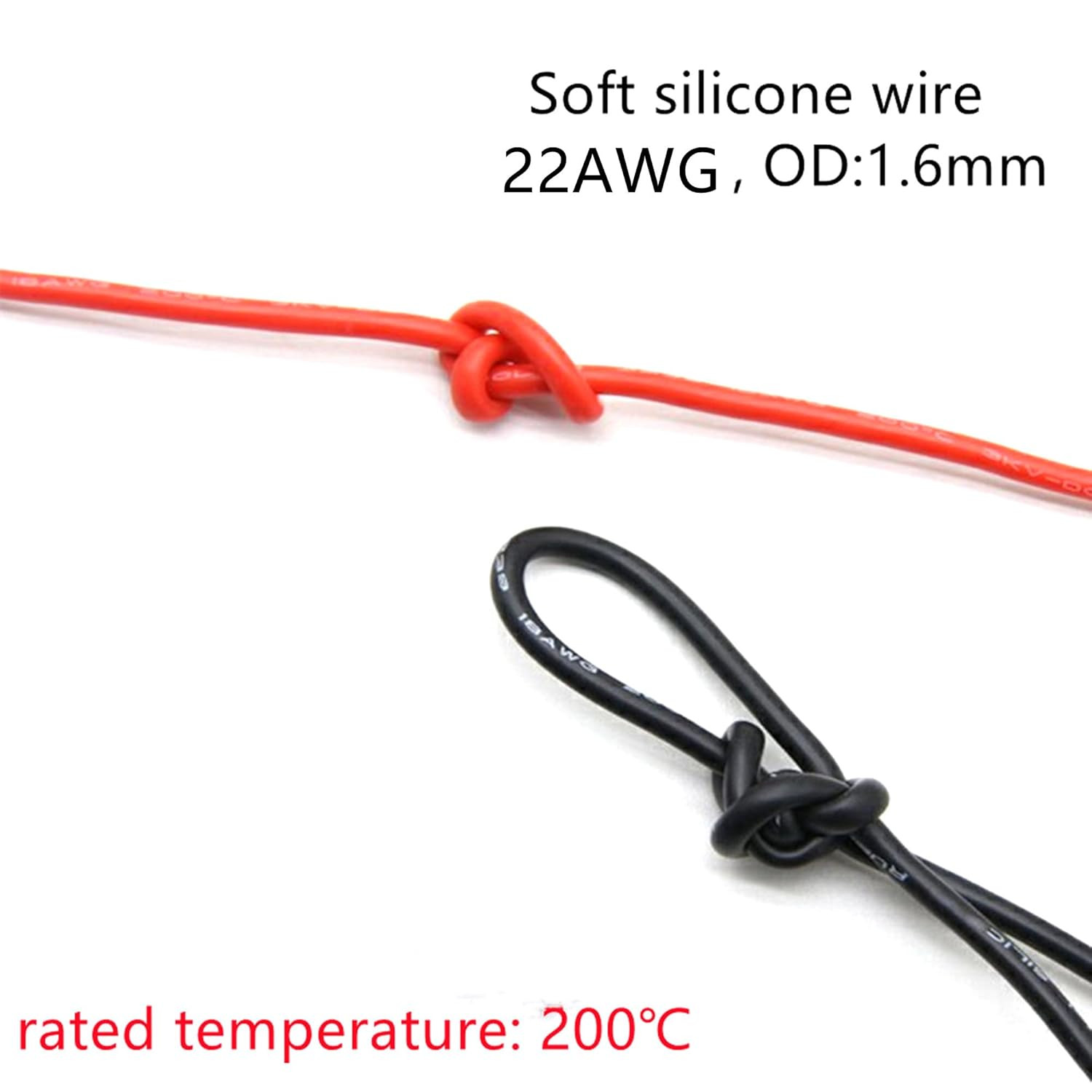20 Sets Mini Micro JST-PH 2.0Mm 2 Pin Male Connector with 10Cm Silicone Wire Cab