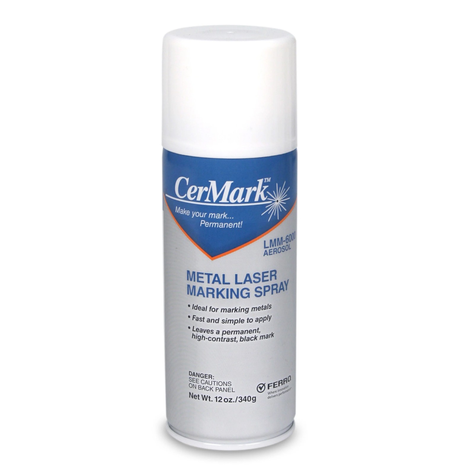 CerMark LMM6000 Metal Marking Spray for Hard Uncoated Metal Bonding Adhesive (1)