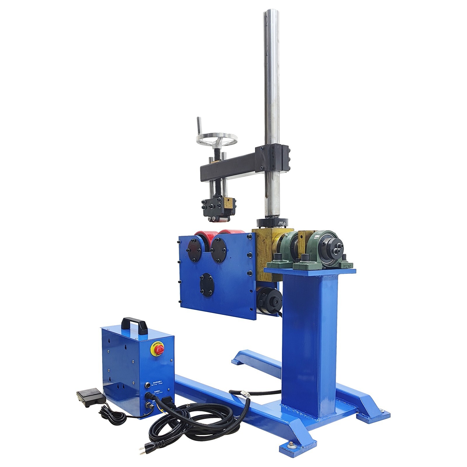 110V 660lbs Press Wheel Type Rotary Welding Positioner Welding Tank Turning Roll