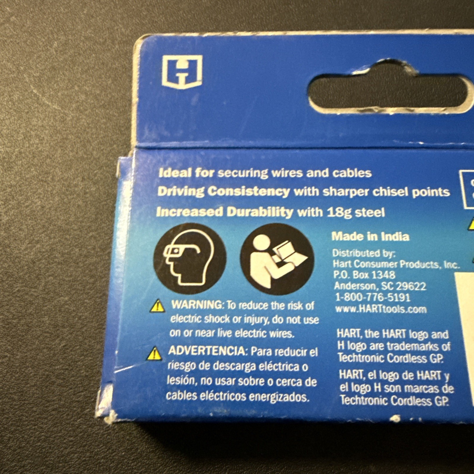 HART 1/2″ inch Cable Staples for Securing Wires & Cables 1,000 Count New