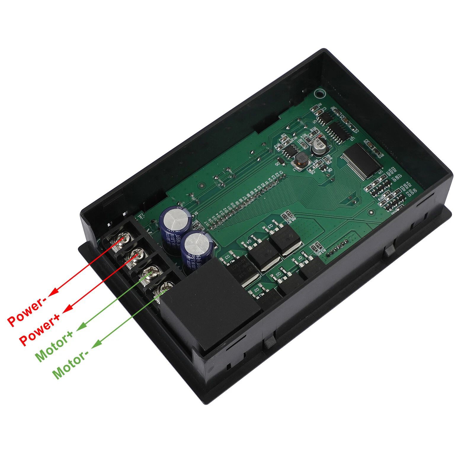40A DC PWM Speed Controller Digital 12V-48V Timer Fwd/Rev LCD Intelligent