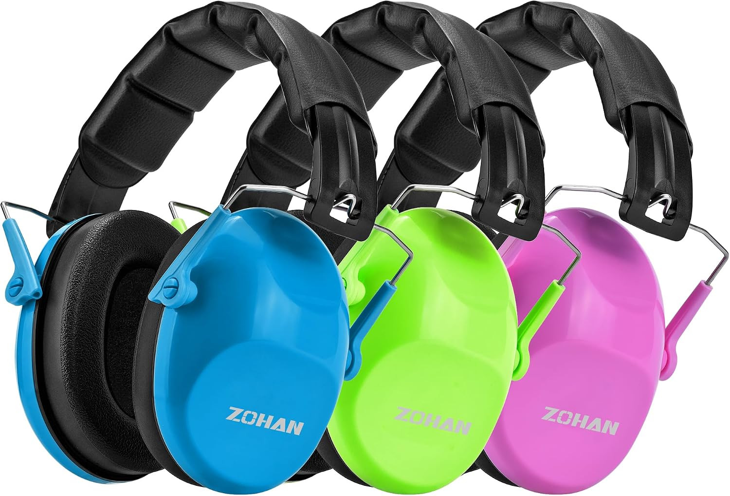 Kids Noise Cancelling Headphones – 25Db NRR Kids Ear Protection 3 Pack, Hearing