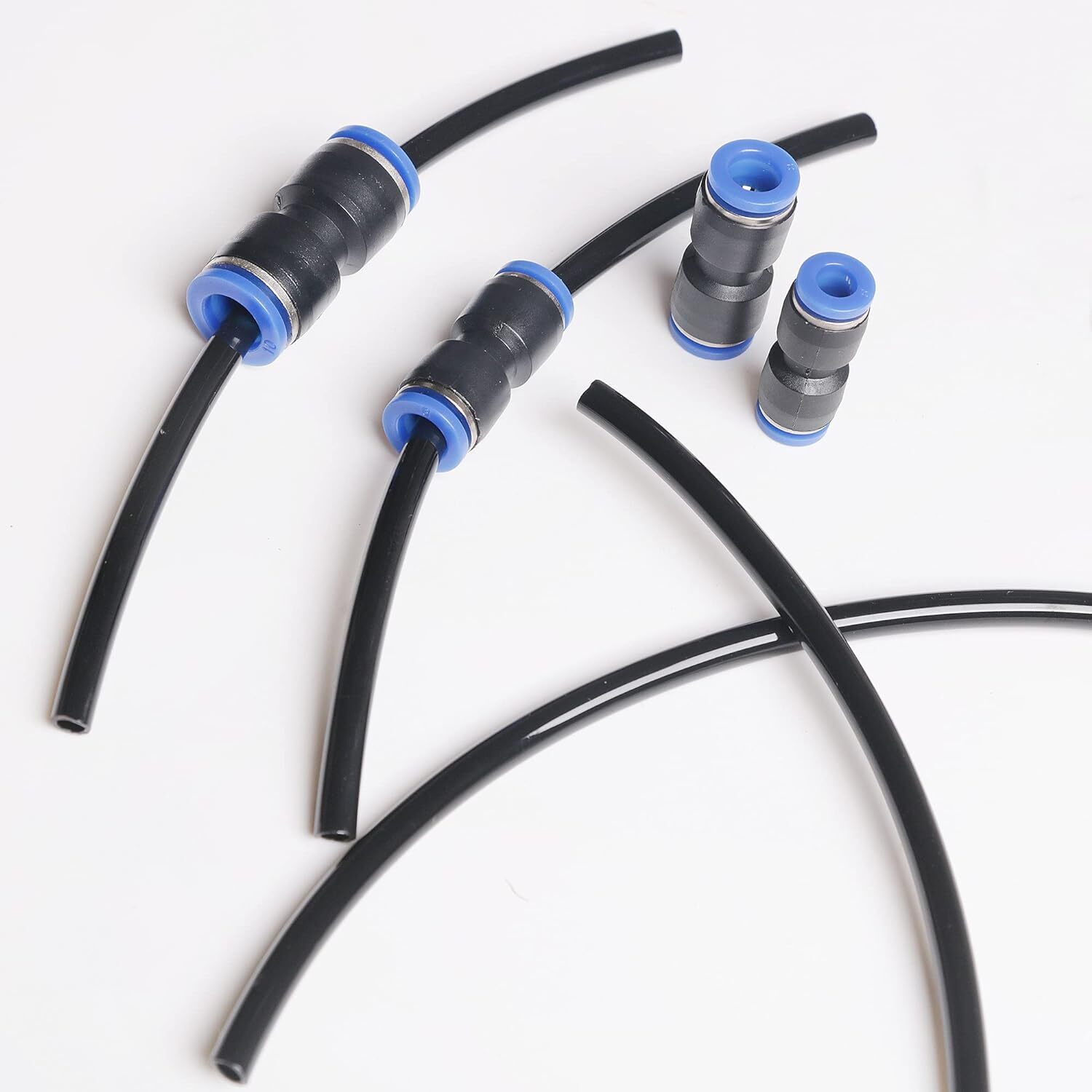 280PCS Plastic Straight Tube Connector Air Line Fittings Straight Push to link