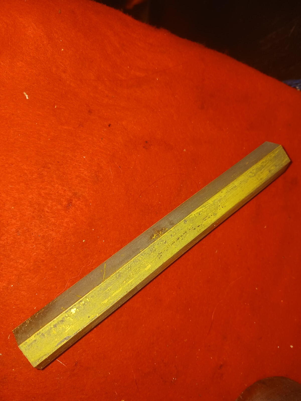 11/16″ C360 BRASS HEX BAR 6″ long Lathe Bar Stock .687″ Flat to Flat 1/2 Hard