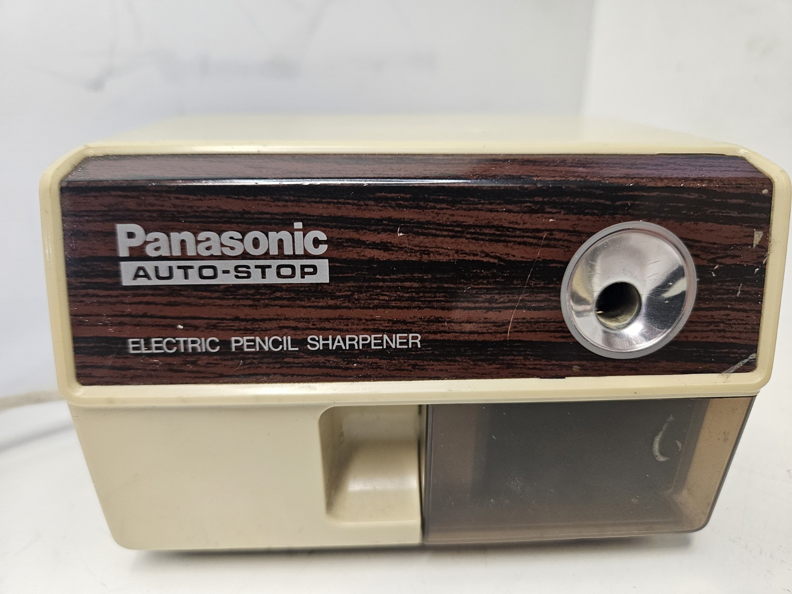 Vintage Panasonic KP-110 Auto-Stop Electric Pencil Sharpener Made in Japan Works