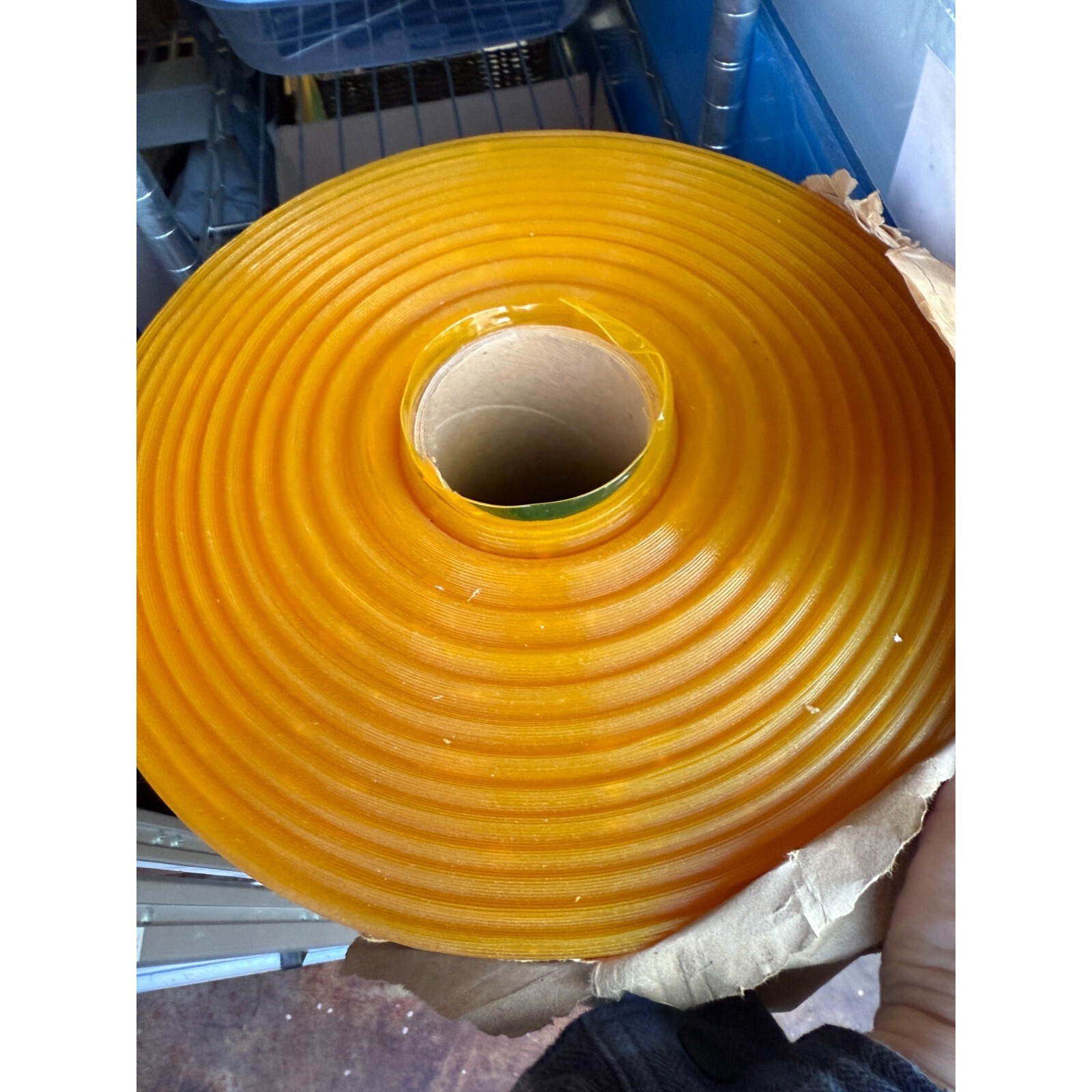 30 Mil Yellow Clear PVC Vinyl Film Roll 48″ x 100 Yds Flexible Plastic Sheet
