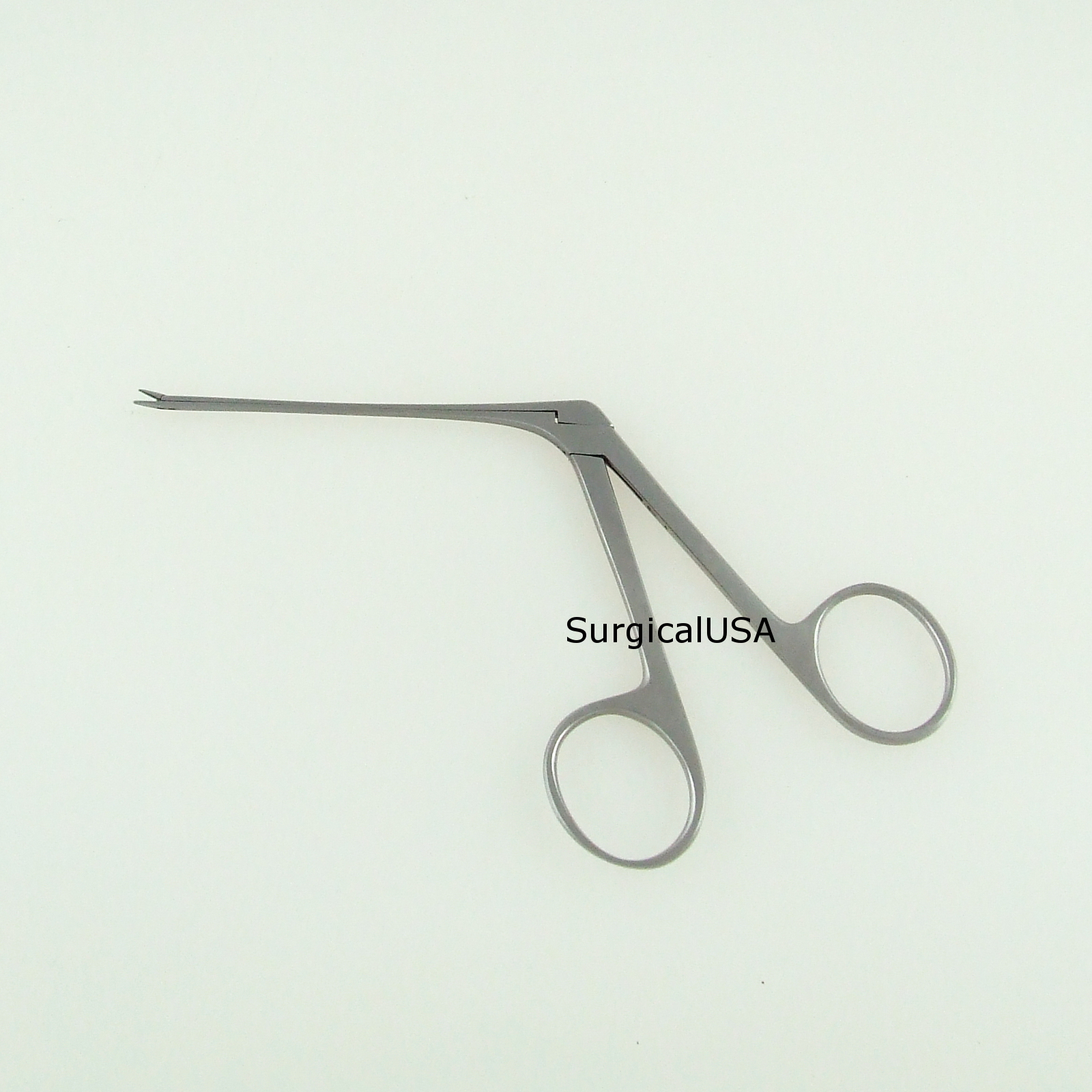 Micro Alligator Ear Forceps Straight Delicate Serrated Jaws Shaft Size 3.25 Inch