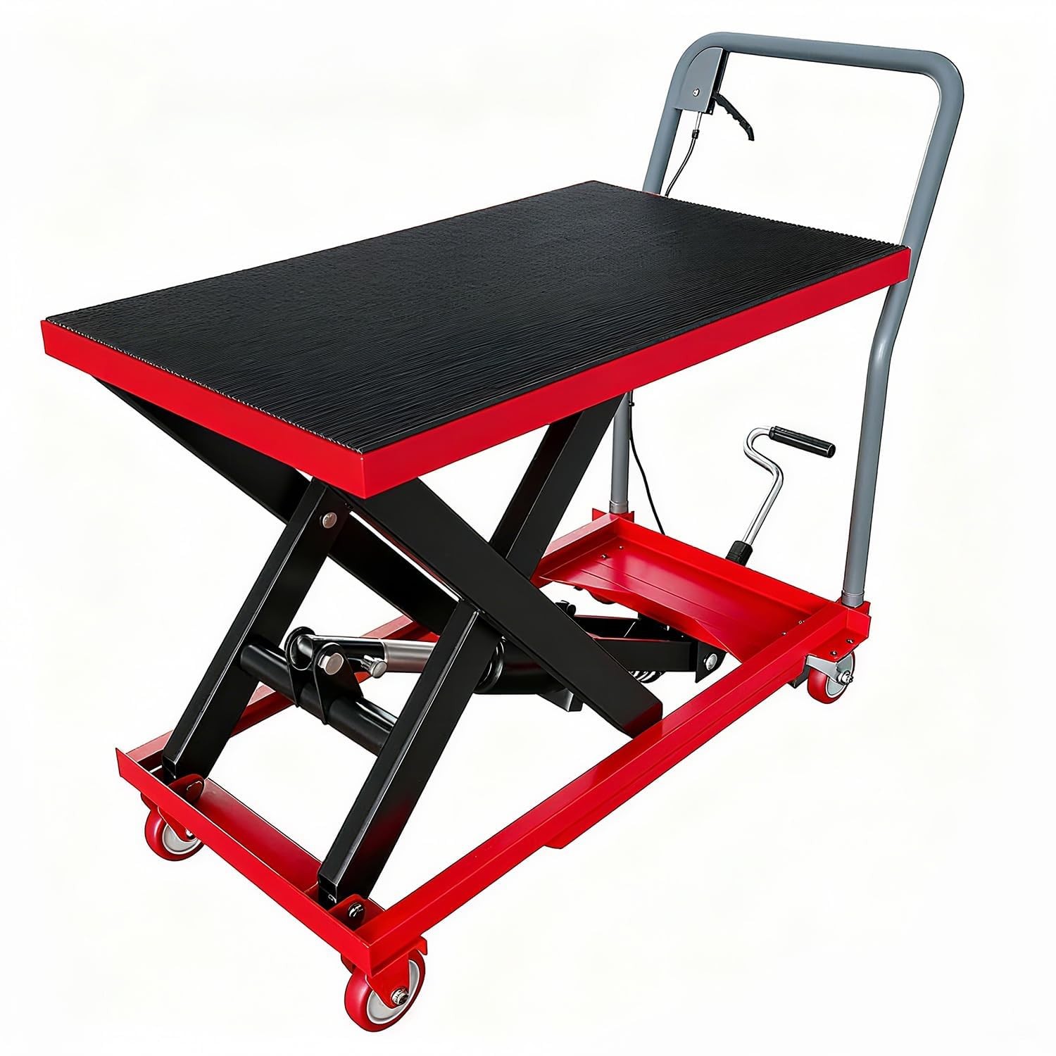 330 500 1100Lbs Hydraulic Lift Table Cart 28.5″ or 32″ Lifting Single Scissor