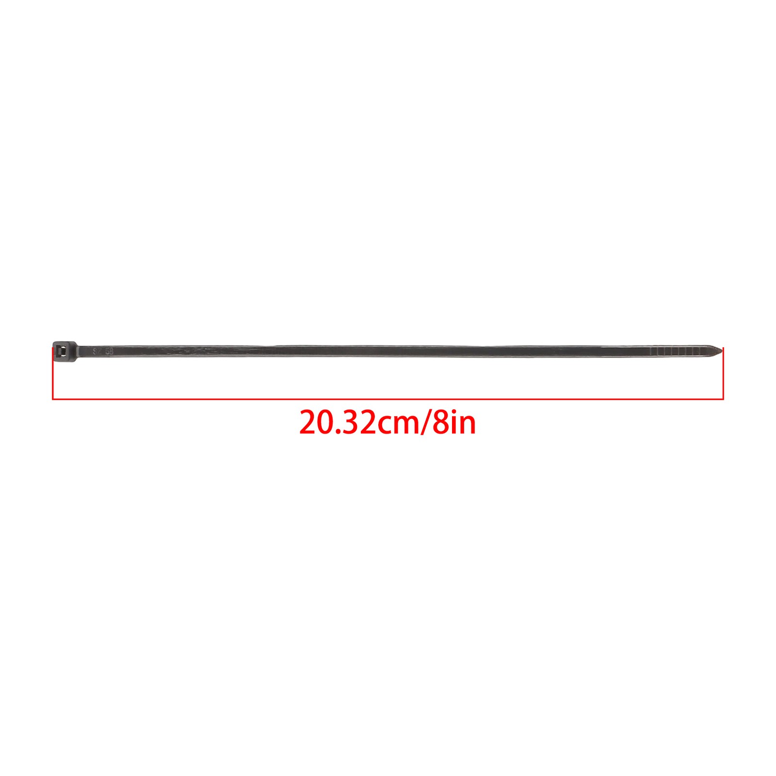 8″ Zip Ties 5000 Pack 40lb Tensile Uv Resistant Cable Ties 0.14″ Wide Black