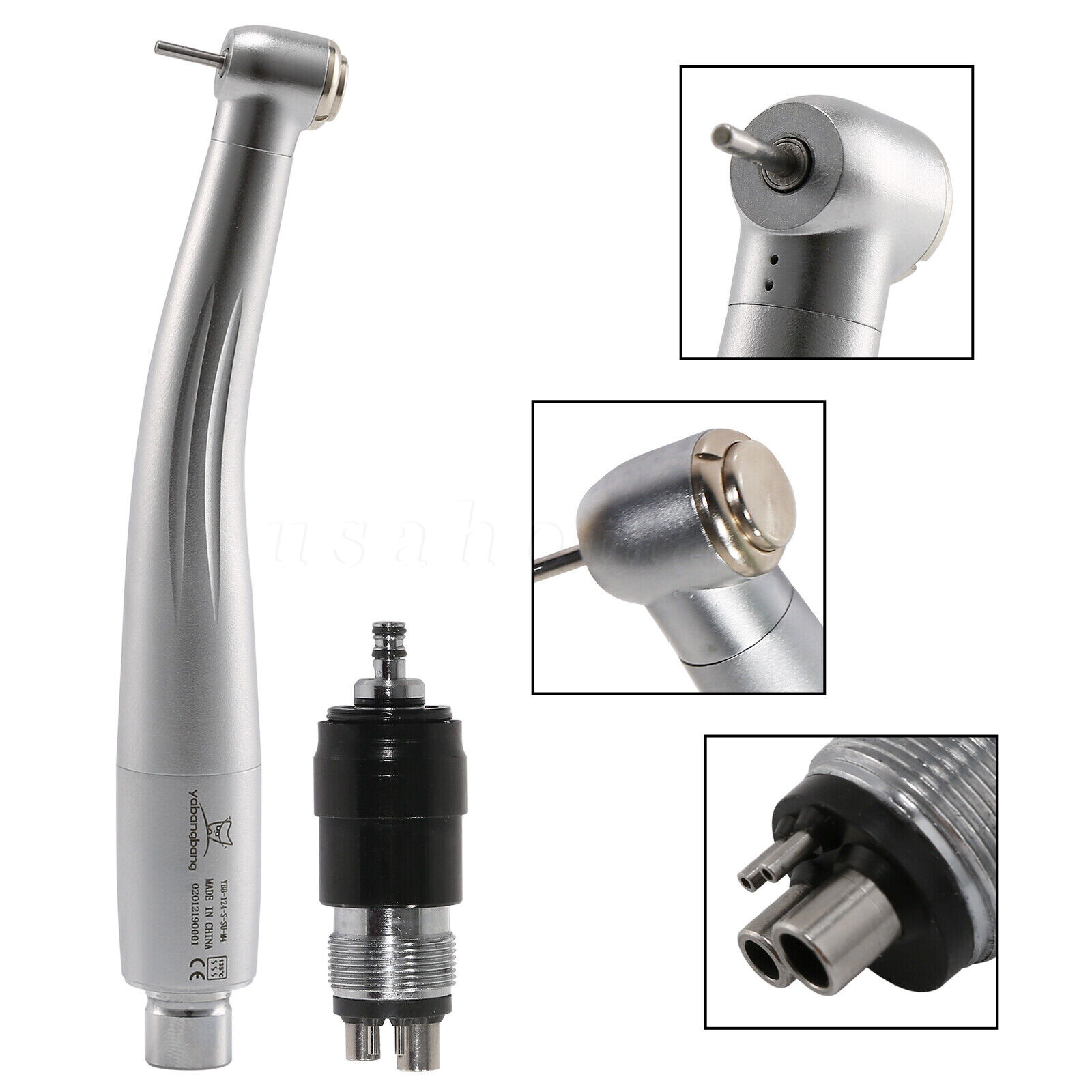 1-5 NSK Style Dental Fast Turbine High Speed Handpiece 4-Hole (Quick Coupler) US
