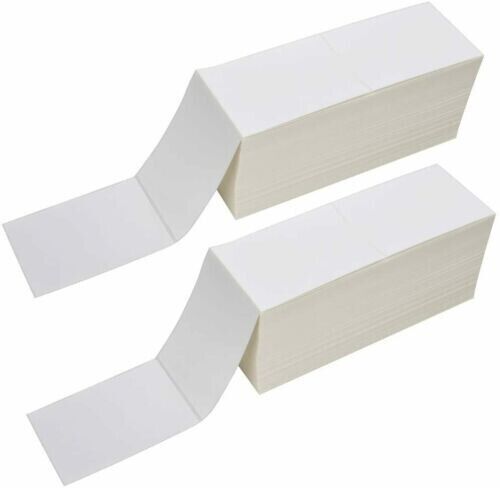 6000 4″x 6″ Fanfold Direct Thermal Shipping Labels for Zebra Style Printers UPS