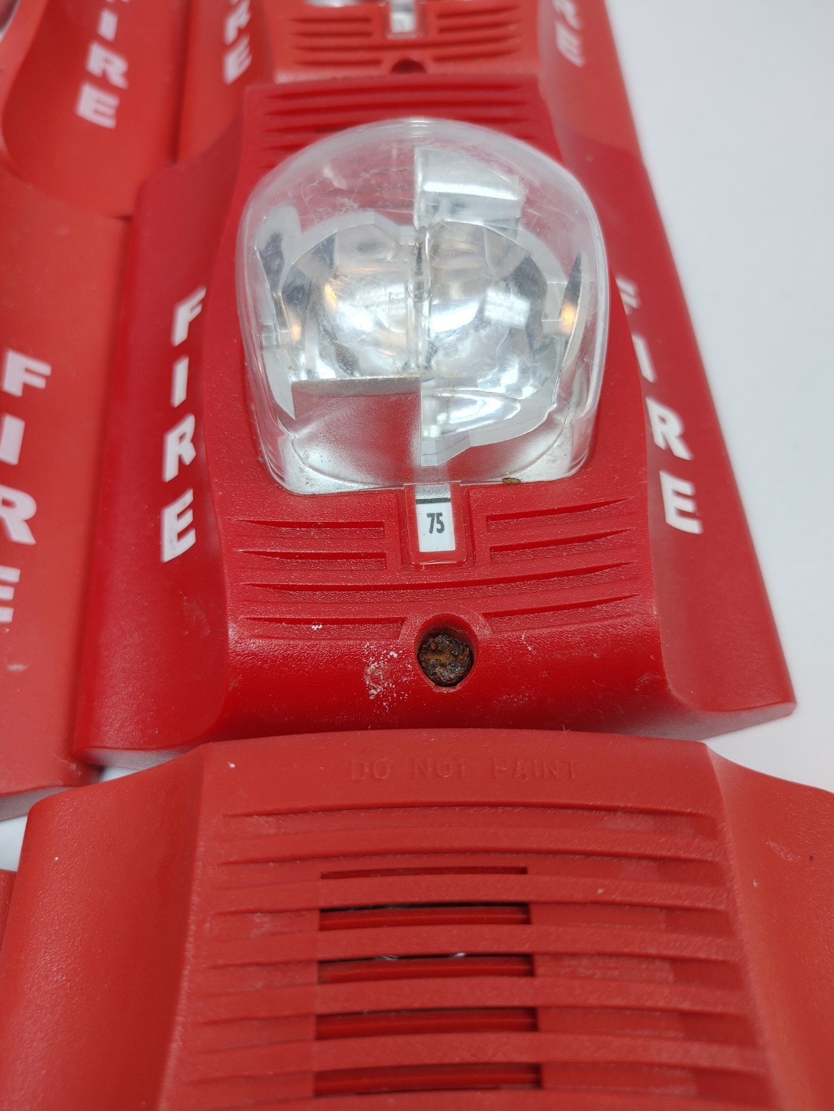 (LOT OF 14) System Sensor P2RK Fire Alarm Horn/Strobe