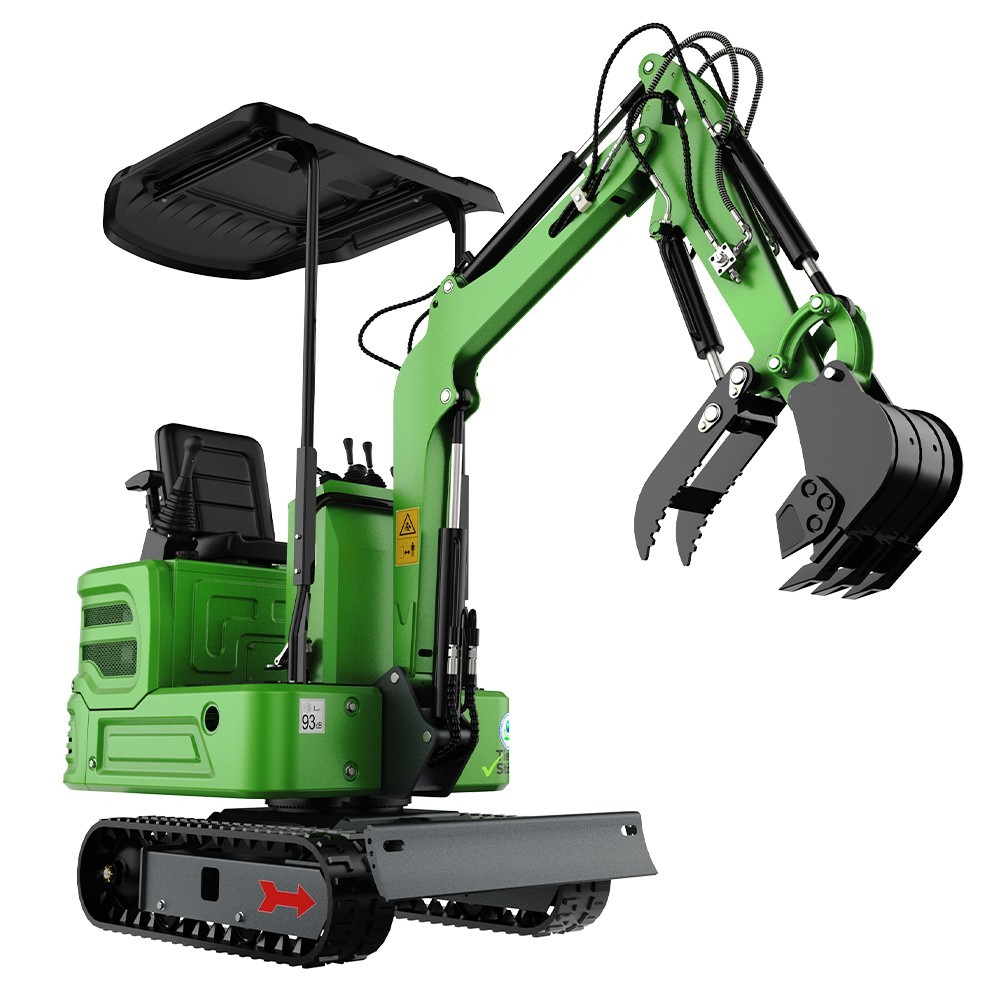 Free Ship Mini Excavator 1 Ton Digger 13.5hp Gas Tracked Crawler B&S EPA Engine