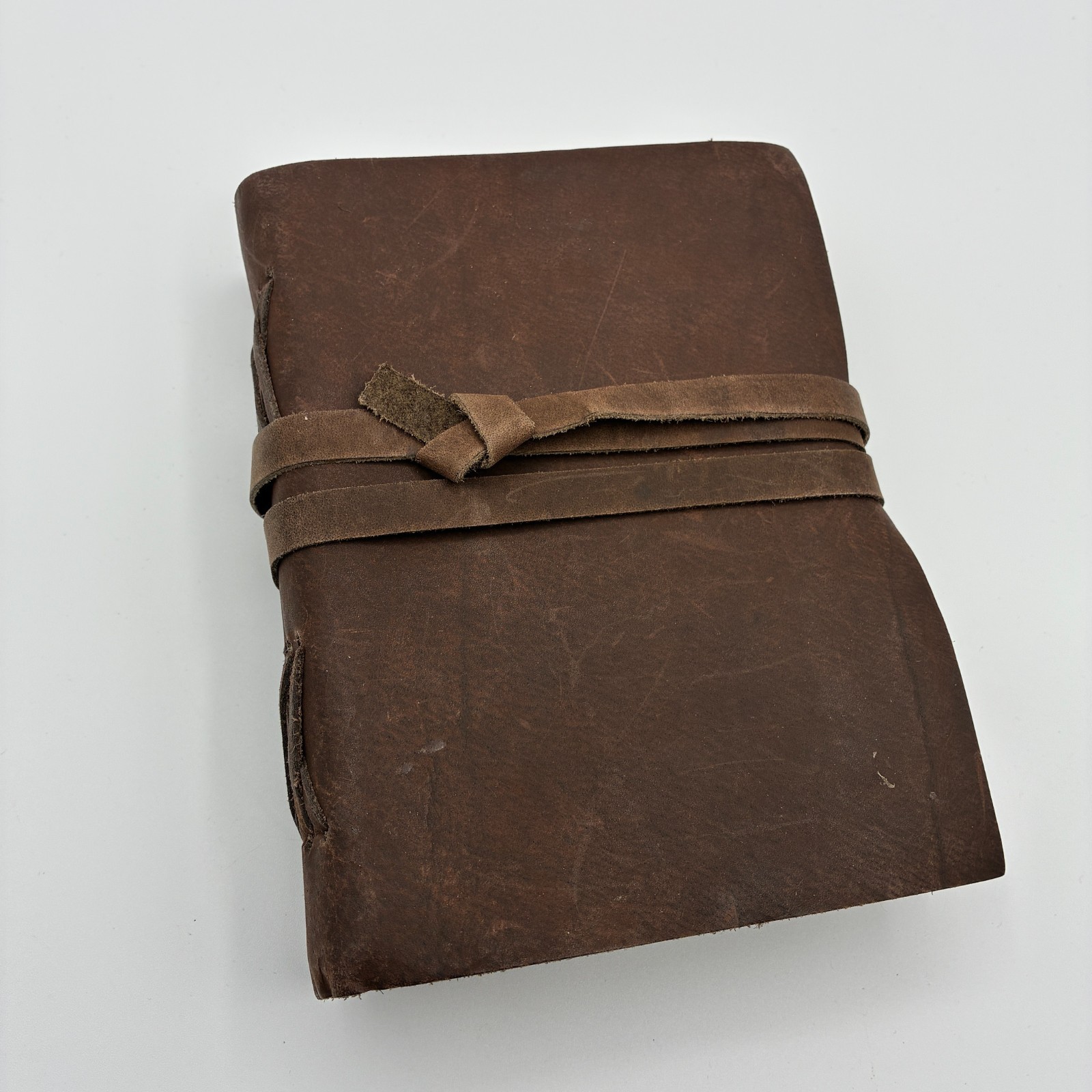 NEW Rustic Leather Bound Wrap Journal Book Handmade Paper Pages Blank