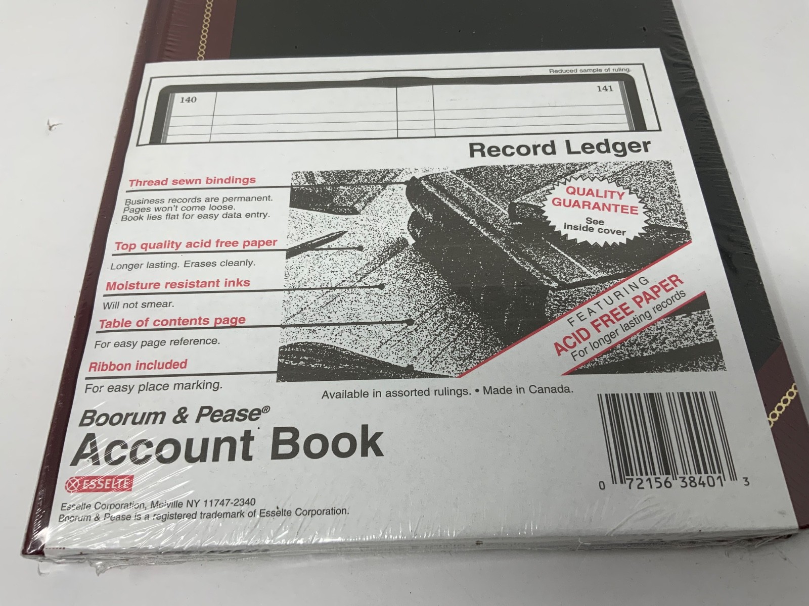 Boorum and Pease 38-150-R Record Ledger Account Book 9 5/8 x 7 5/8 NEW SEALED