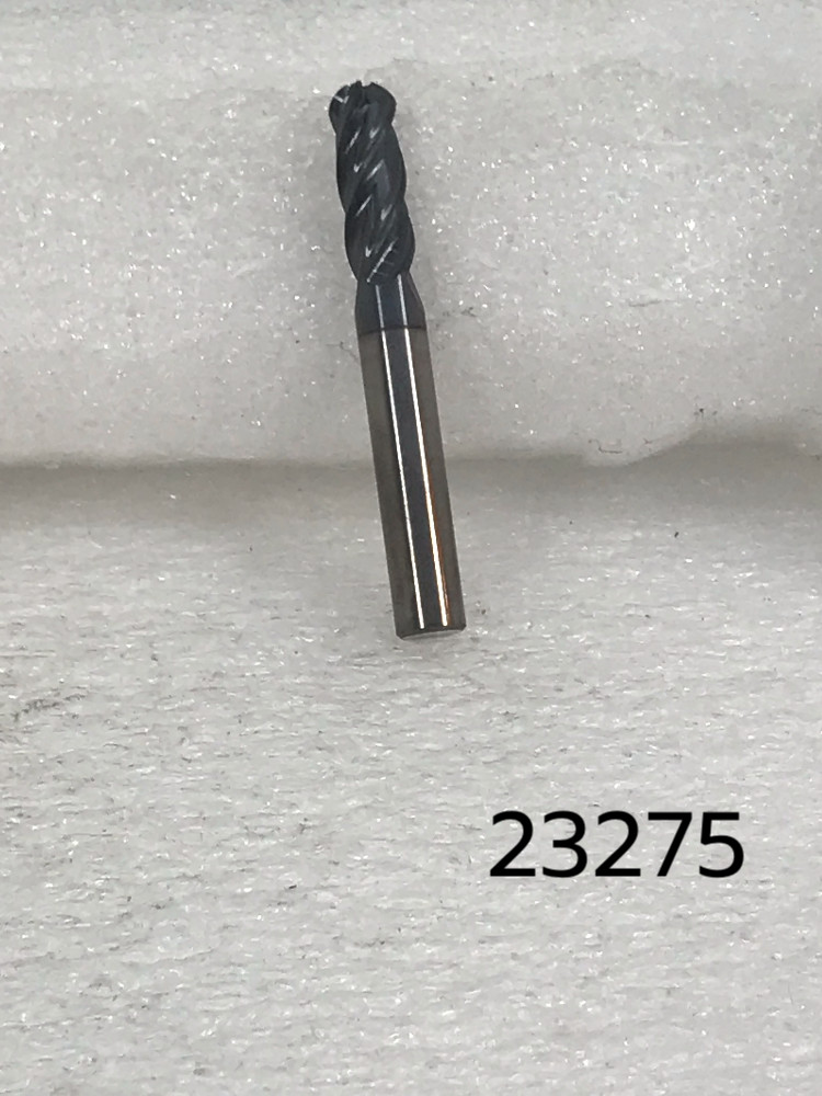 4 Flutes 8.0mm x 22.0mm x 64.0mm GMX35 Gorilla Mlll Carbide Ballnose EndMill