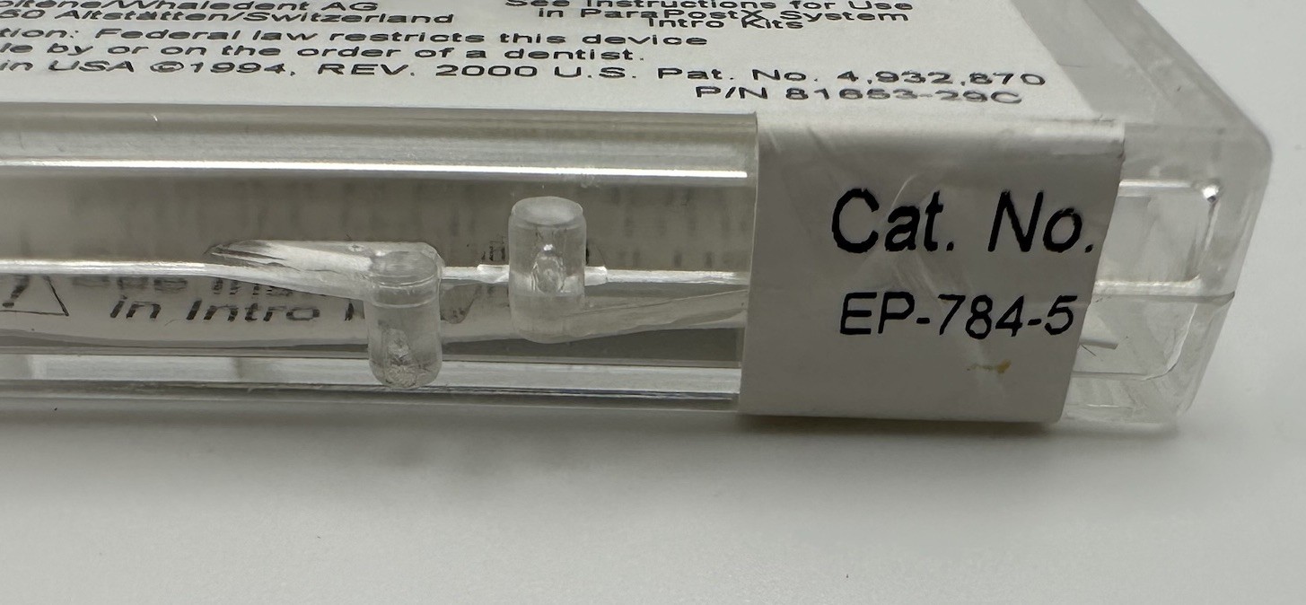 Coltene Whaledent EP-784-5 ParaPost XP Titanium Alloy Posts 12/PK