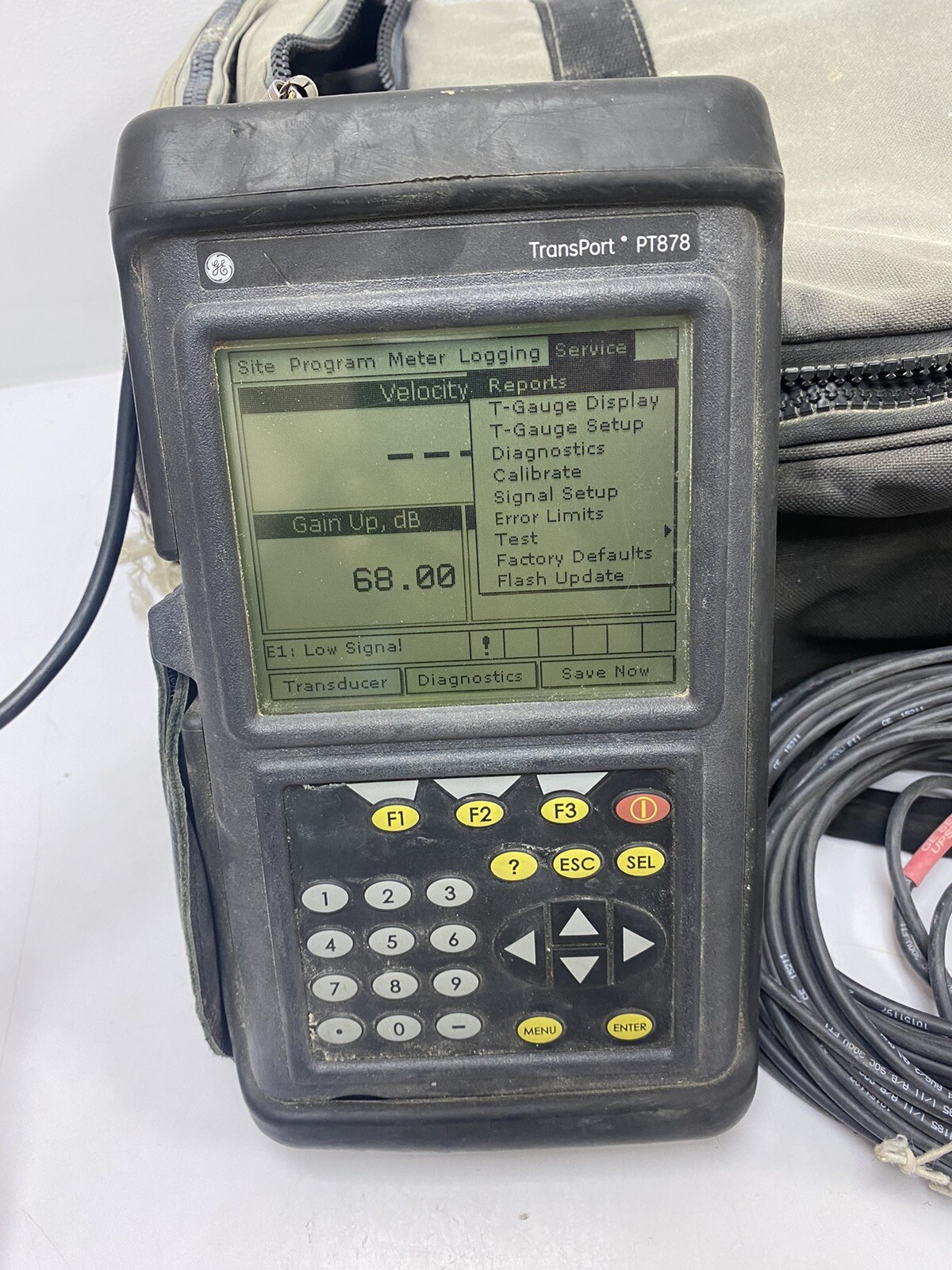 GE Panametrics TransPort PT878-01 With C-PT-10-H-B-00-0, Transducer Pair , Bag