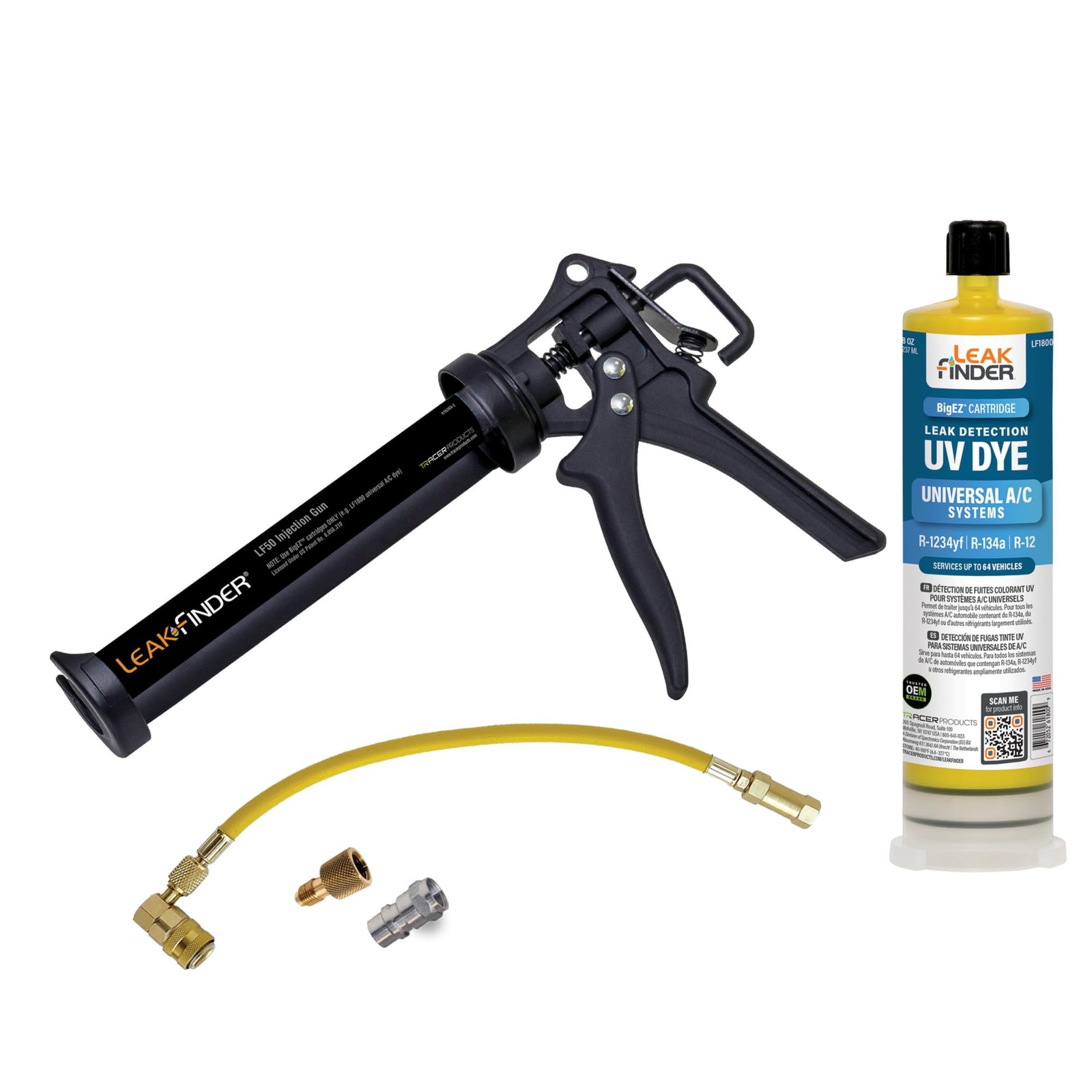 LEAKFINDER LF810 BIGEZ Air Conditioning Refrigerant Leak Detection Injection …