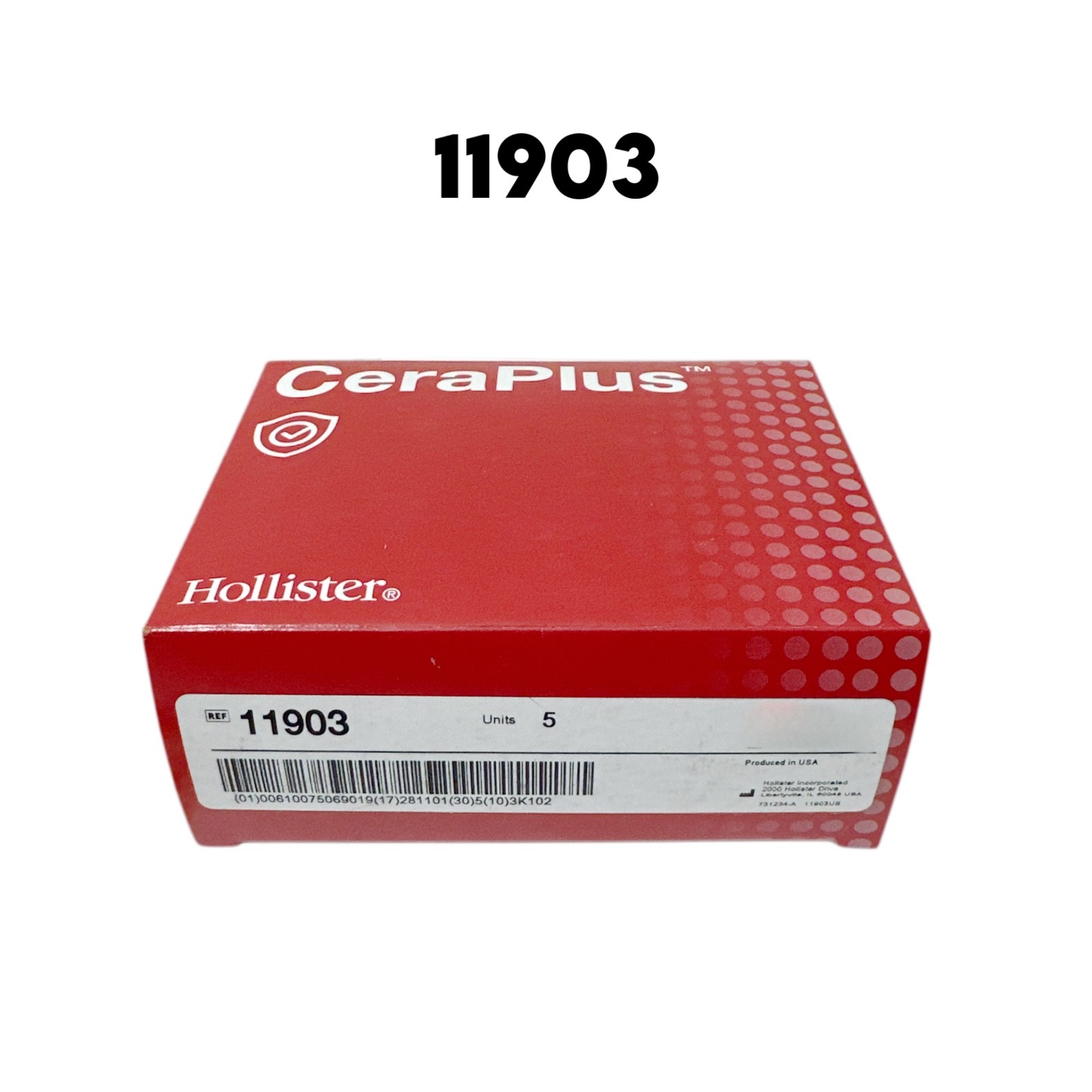 Hollister 11903 New Image CeraPlus Soft Convex Barrier 1-3/4″ Flange Box of 5