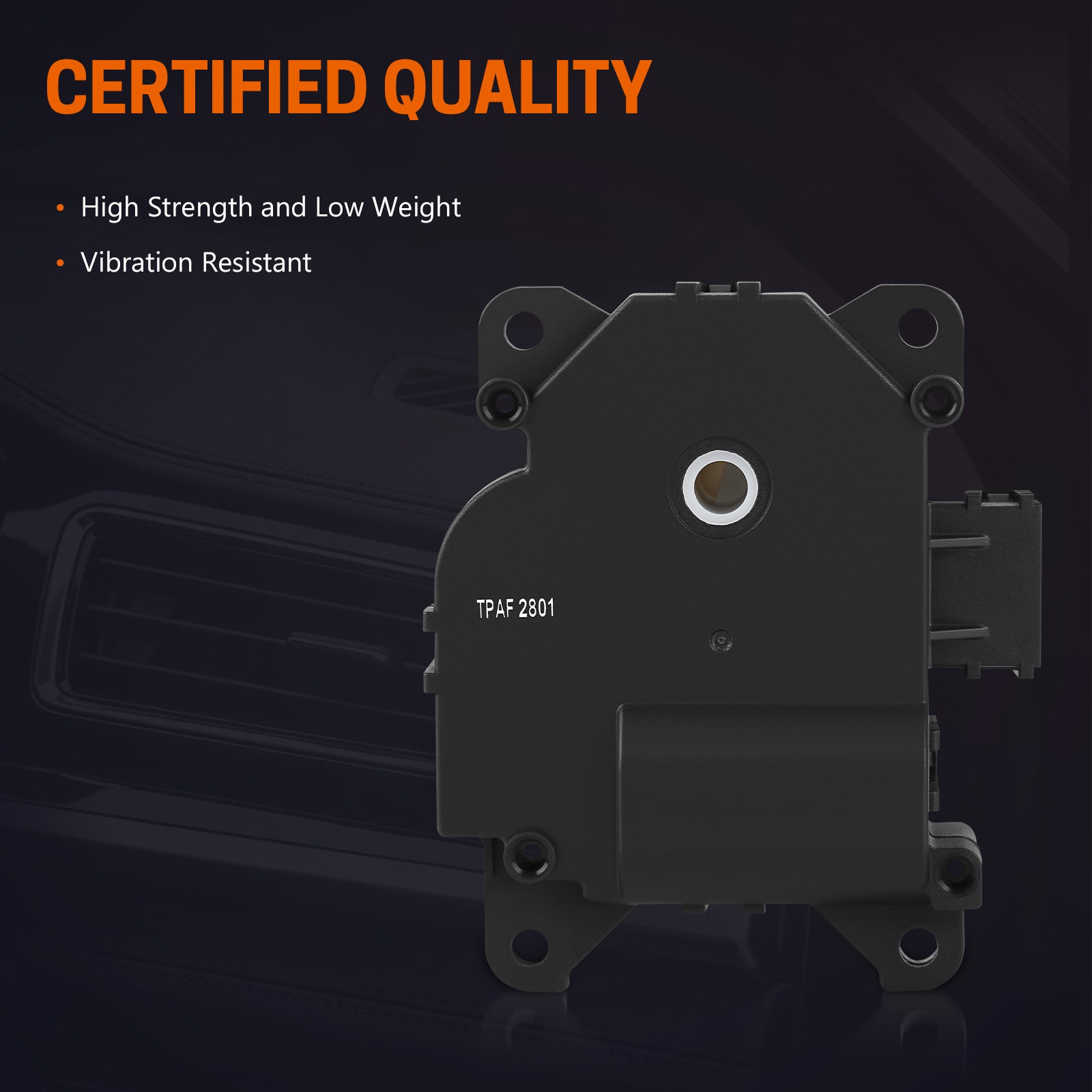 SINTLY HVAC Blend Door Actuator Right Main Temperature for Honda Accord 604-882