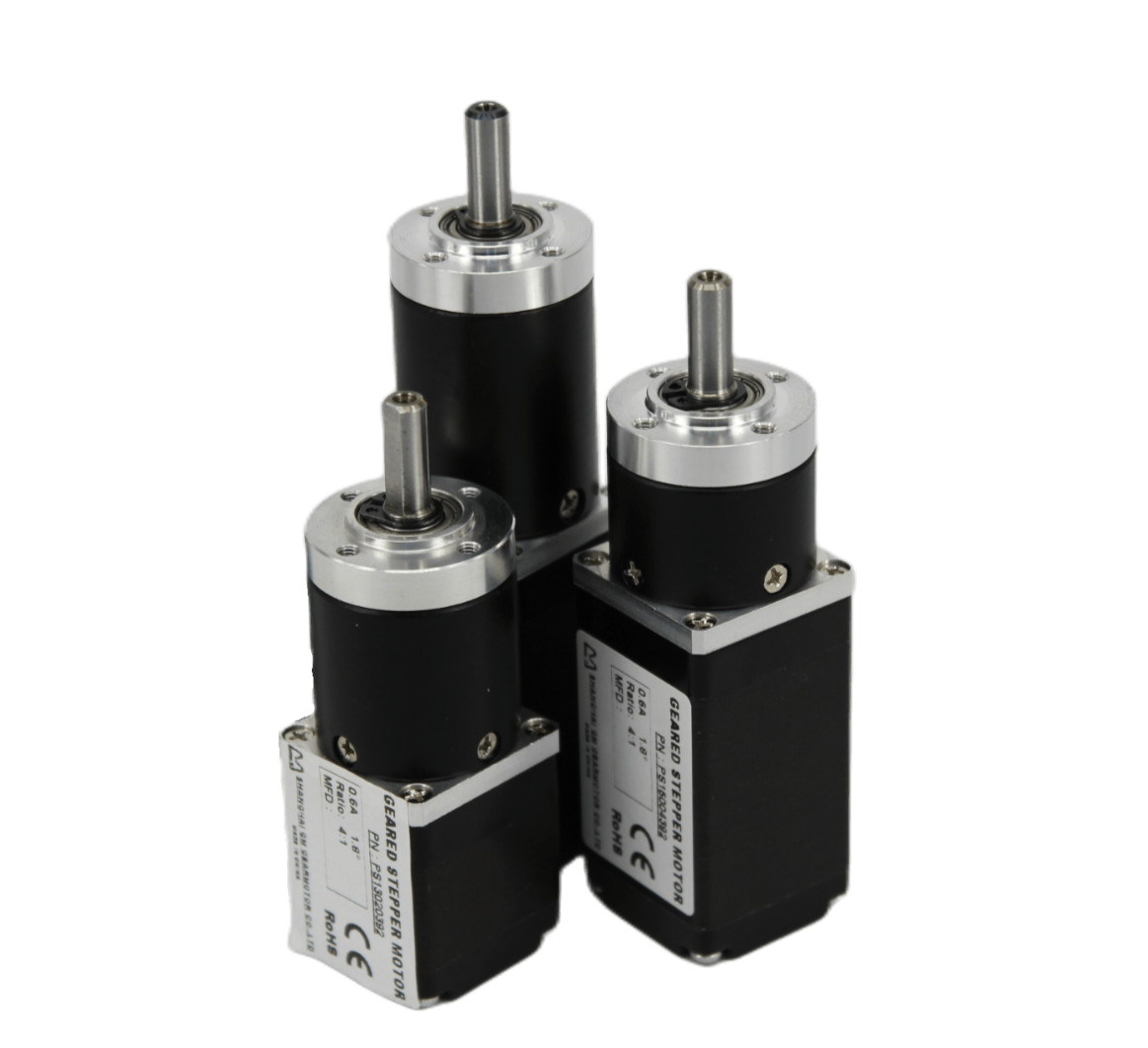 PL28 Planetary Gearbox NEMA 11 Stepper Motor 0.6A Ratio 3~100:1