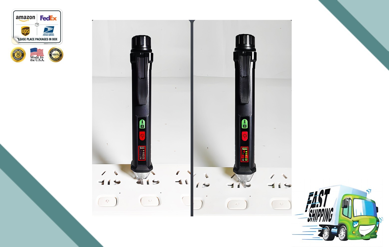 2PC ensitivity Electrical Tester Pen Non-Contact AC Voltage Detector