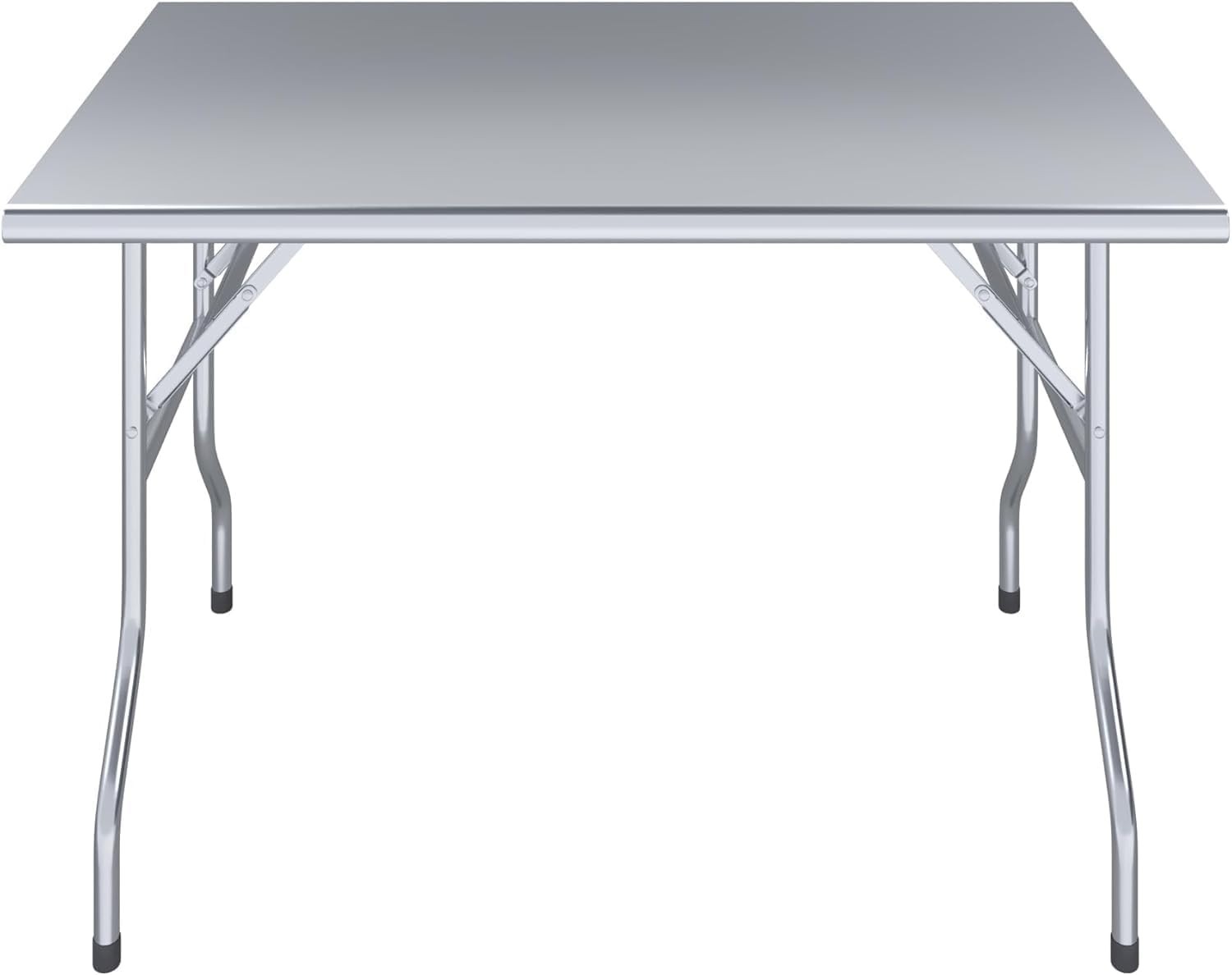 Premium Quality Stainless Steel Open Base Folding Utility Table – Folding Table