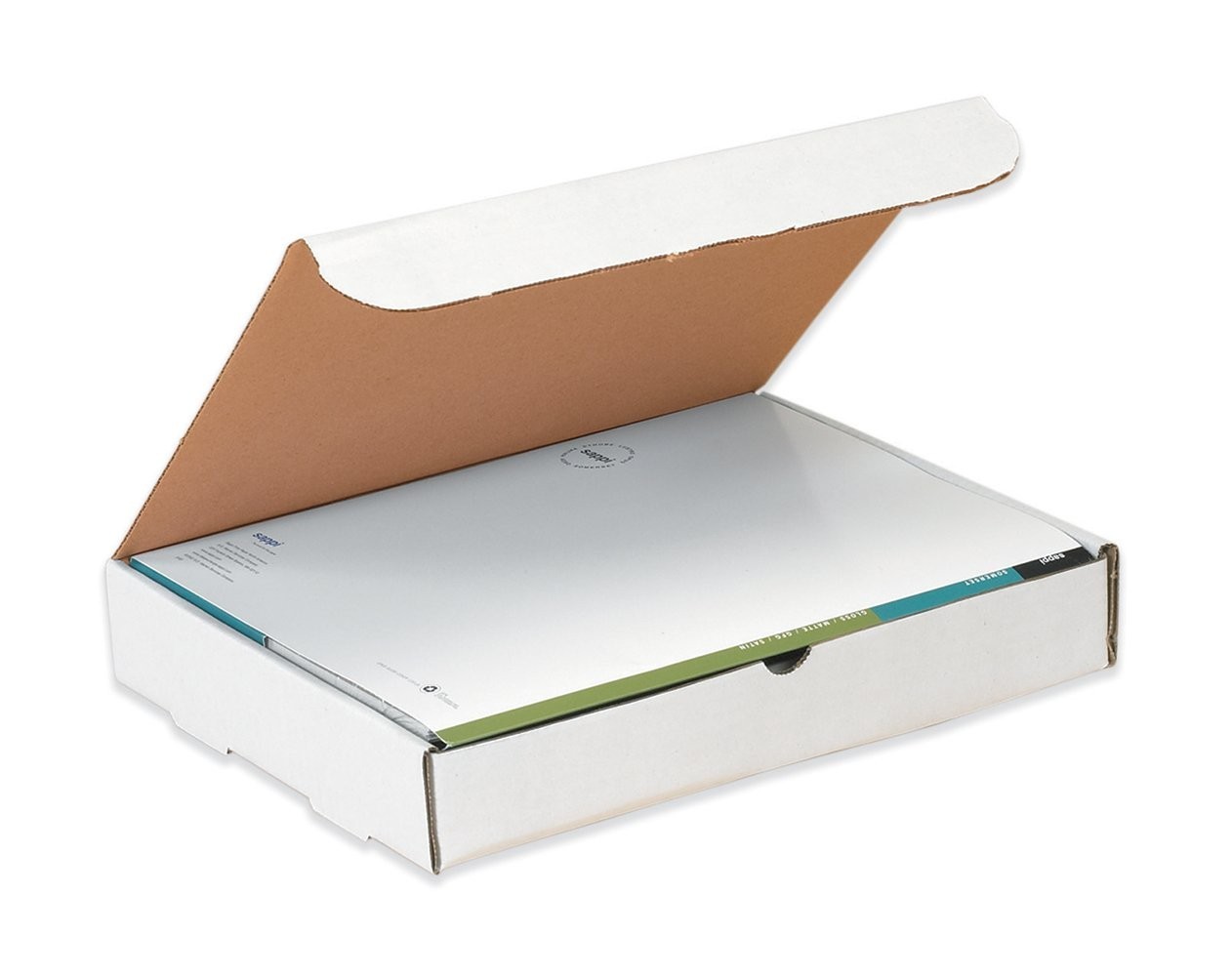 White Literature Mailing Boxes, 11-1/8 x 8-3/4 x 2-5/16 Inches, Pack of 50, C…