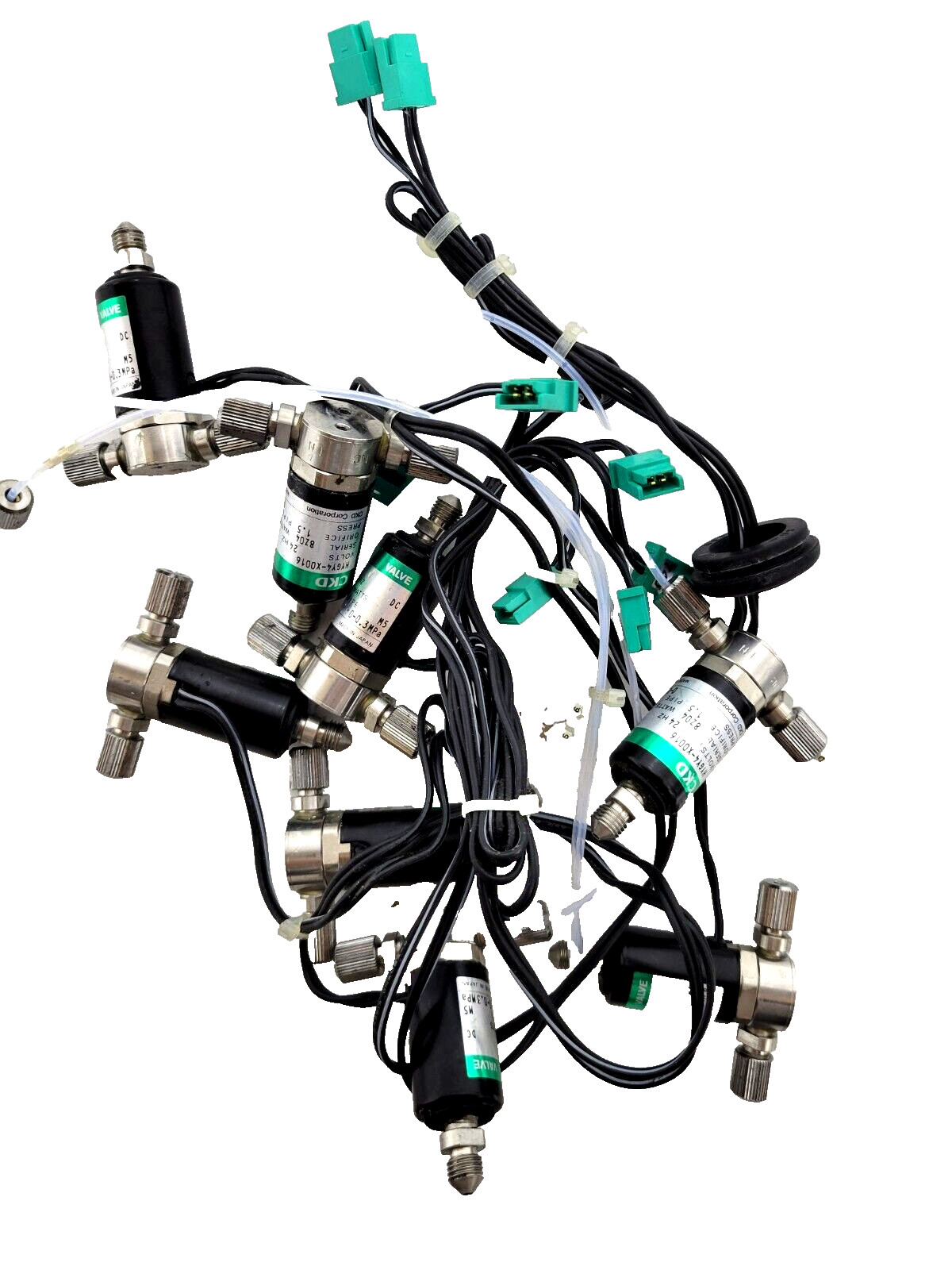 CKD HYGY4-X0016 1.5 Orifice 24Hz 0-0.3mpa M5 Valve (LOT OF 8) -USED.